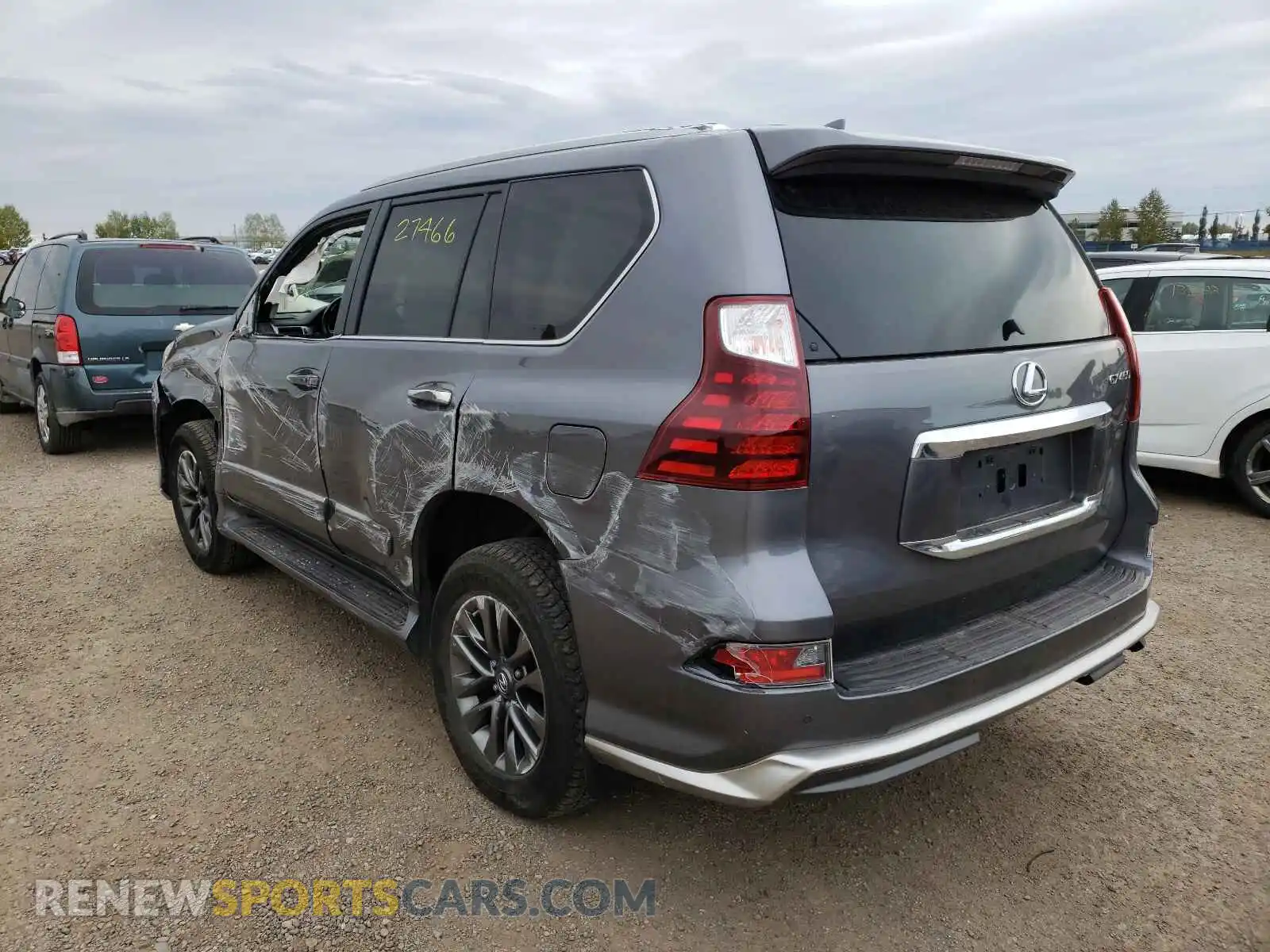 3 Фотография поврежденного автомобиля JTJJM7FX2K5213802 LEXUS GX 2019
