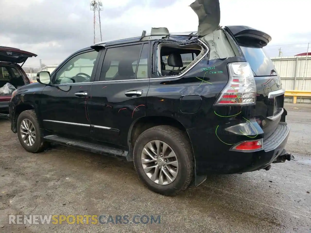 2 Фотография поврежденного автомобиля JTJJM7FX8K5230894 LEXUS GX 2019