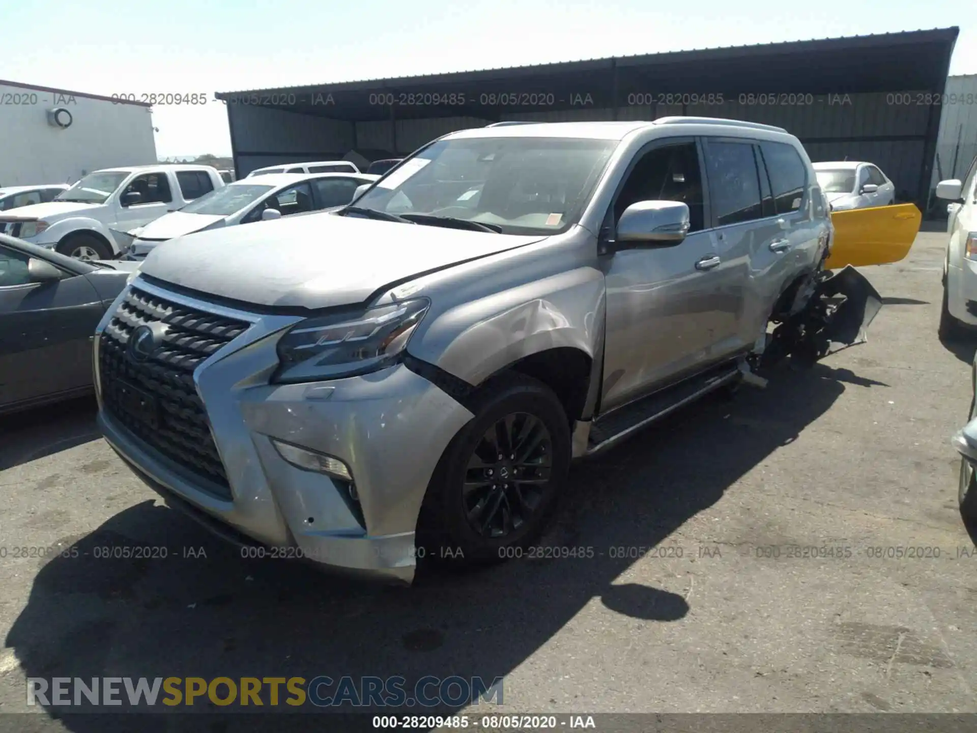 2 Photograph of a damaged car JTJAM7BX0L5244716 LEXUS GX 2020