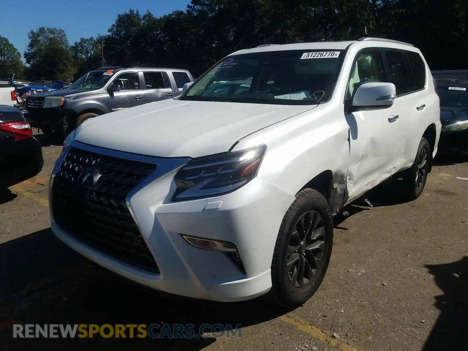 2 Photograph of a damaged car JTJAM7BX1L5243932 LEXUS GX 2020