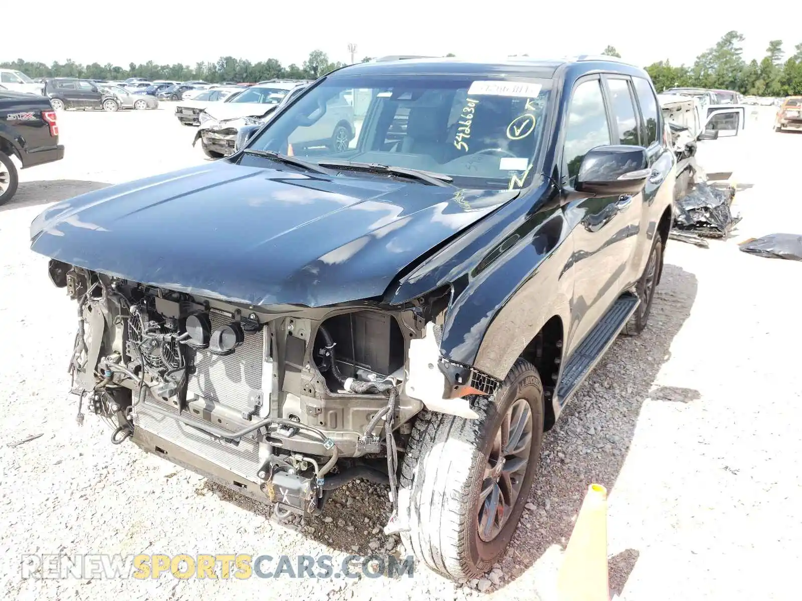 2 Photograph of a damaged car JTJAM7BX1L5262657 LEXUS GX 2020