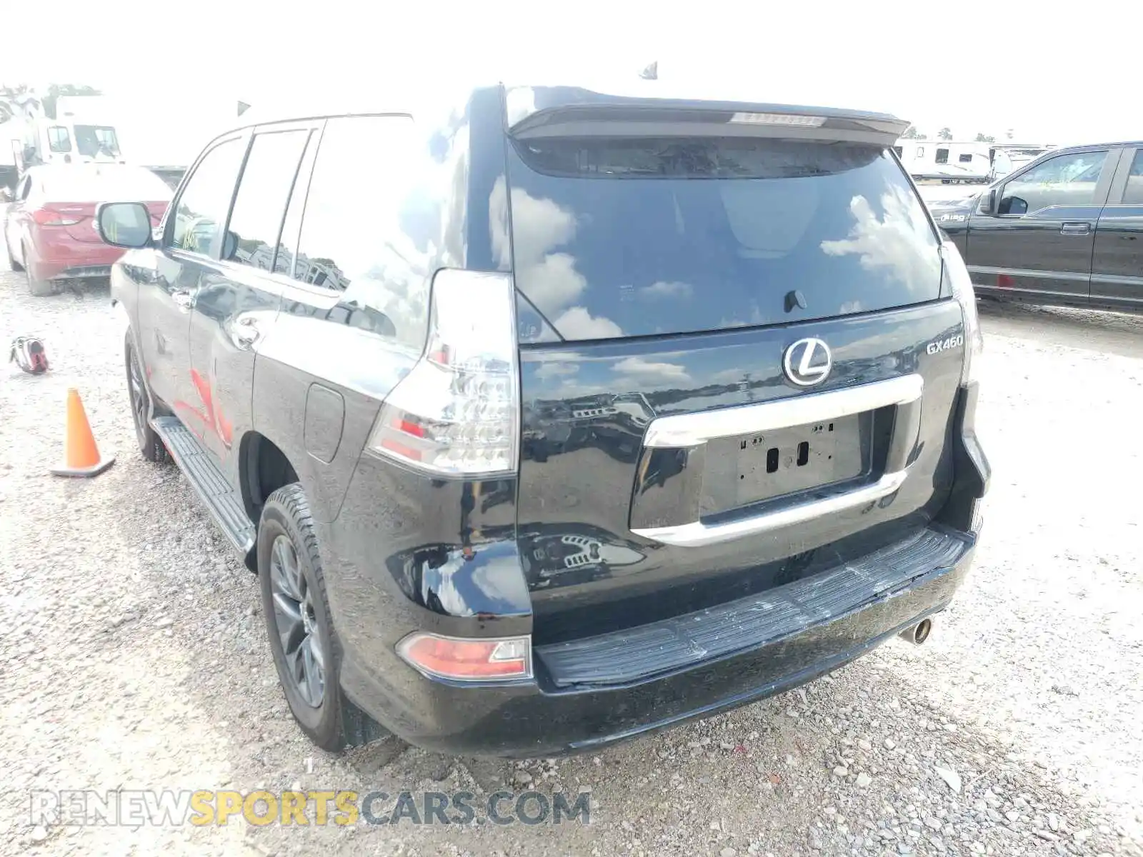 3 Photograph of a damaged car JTJAM7BX1L5262657 LEXUS GX 2020
