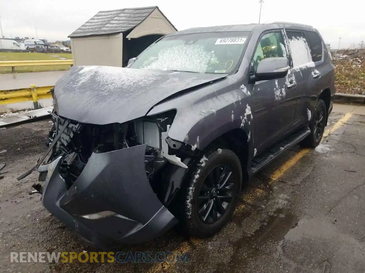 2 Photograph of a damaged car JTJAM7BX2L5263770 LEXUS GX 2020