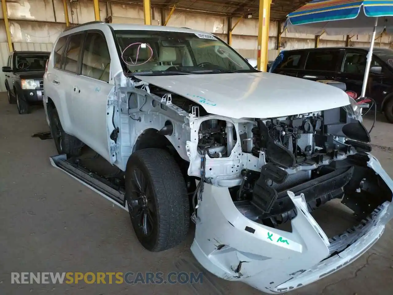 1 fotografías del automóvil dañado JTJAM7BX4L5263785 LEXUS GX 2020
