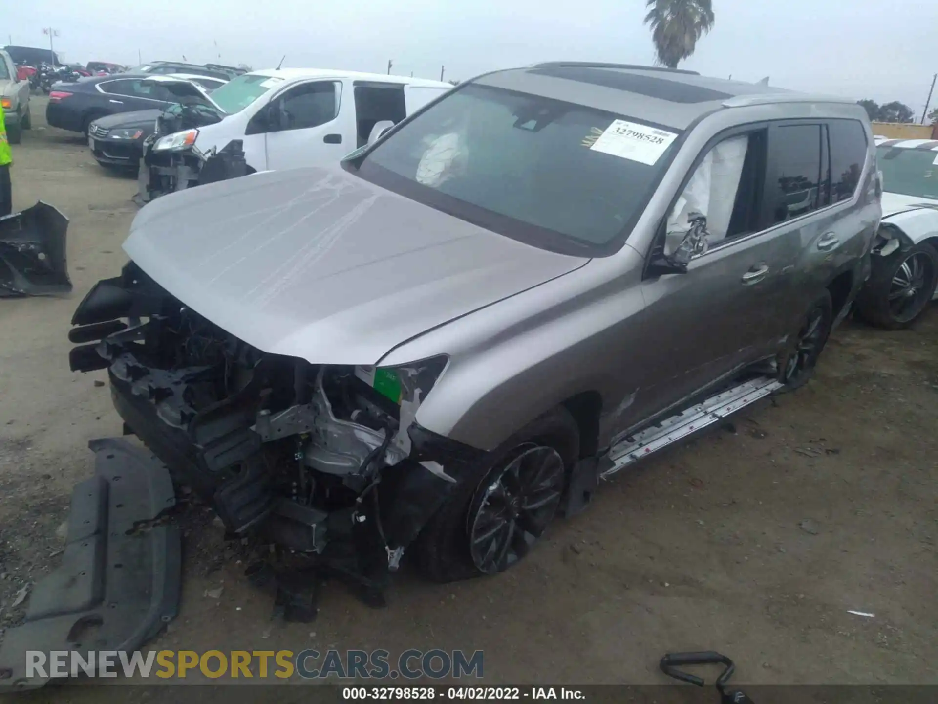 2 Photograph of a damaged car JTJAM7BX6L5258880 LEXUS GX 2020