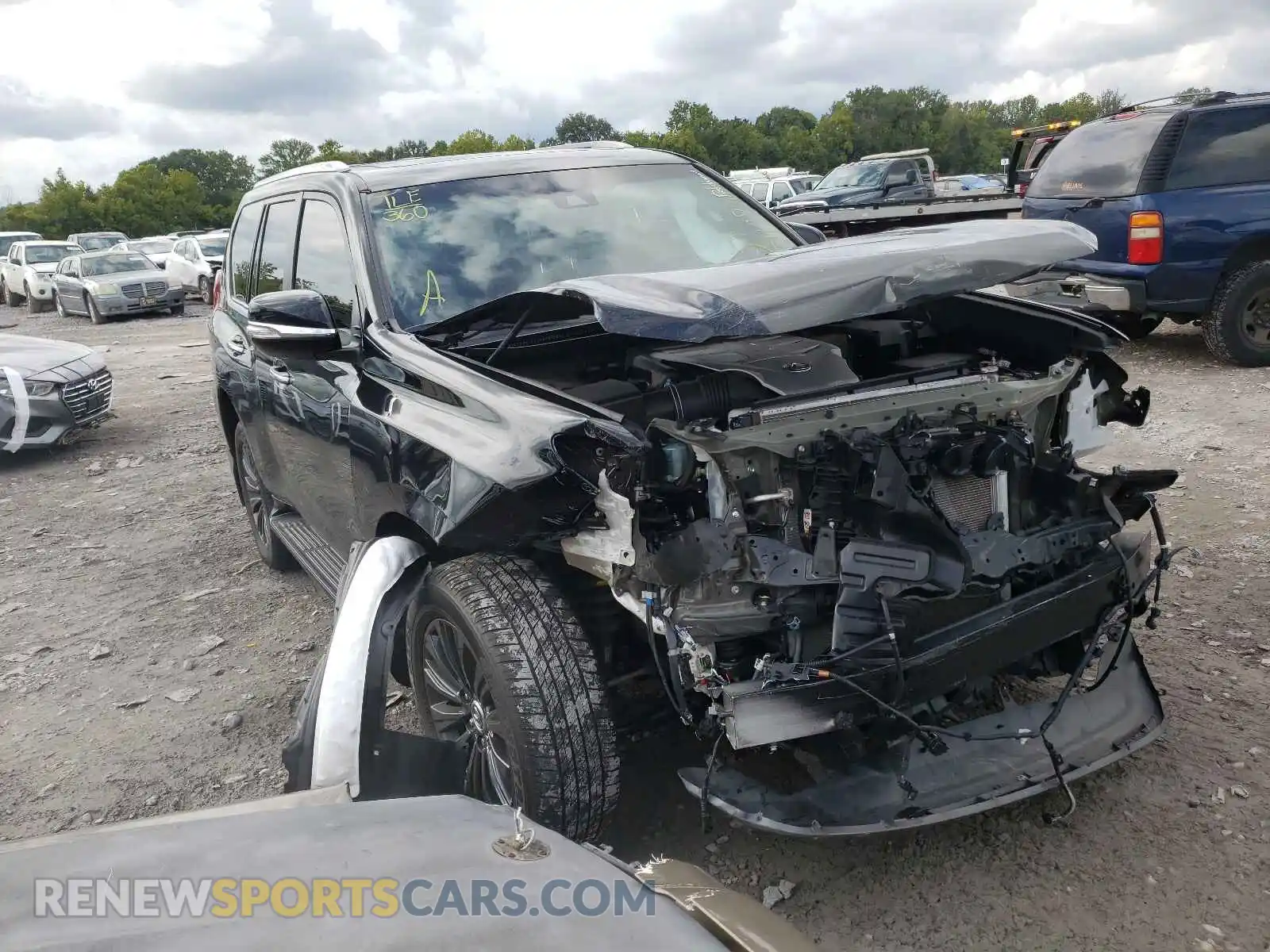 1 Photograph of a damaged car JTJAM7BX6L5260189 LEXUS GX 2020