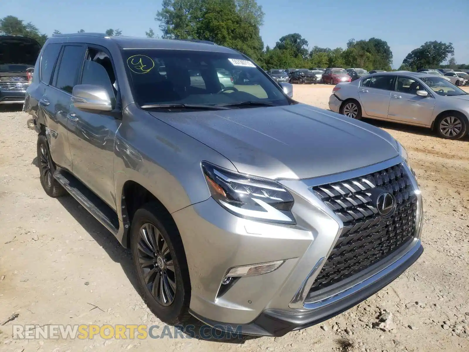 1 Photograph of a damaged car JTJAM7BX6L5262993 LEXUS GX 2020