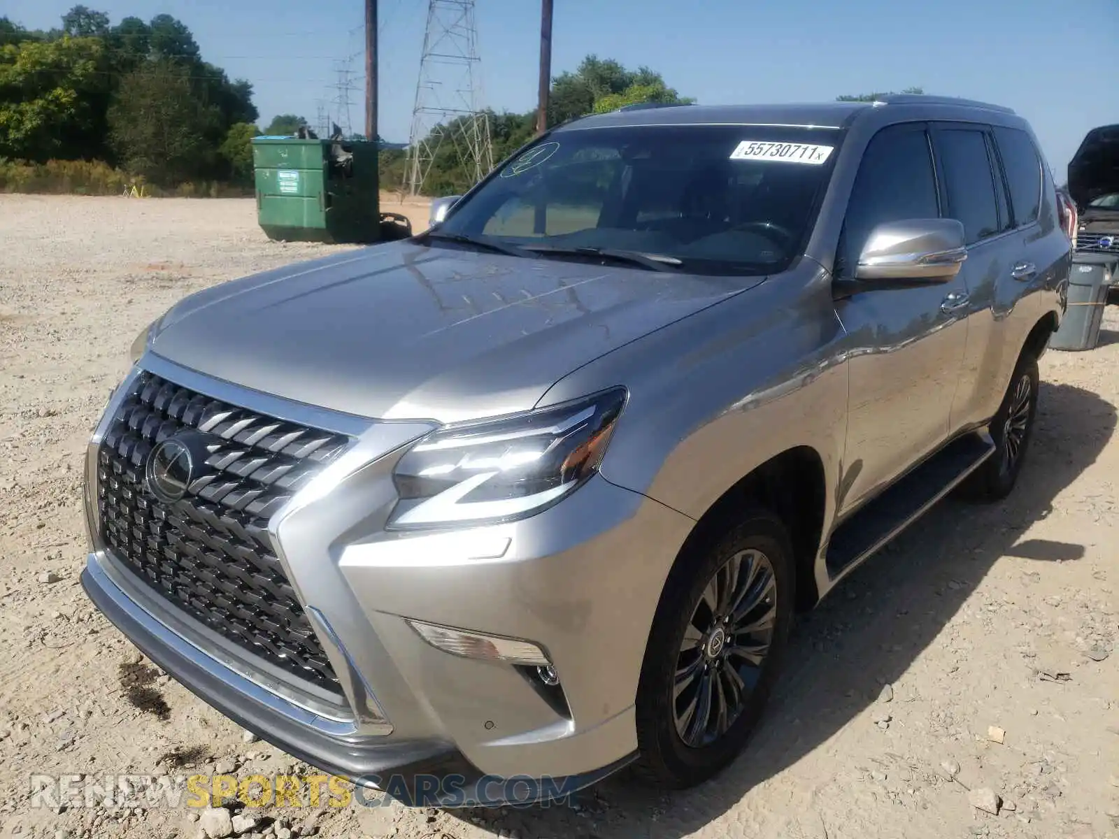 2 Photograph of a damaged car JTJAM7BX6L5262993 LEXUS GX 2020