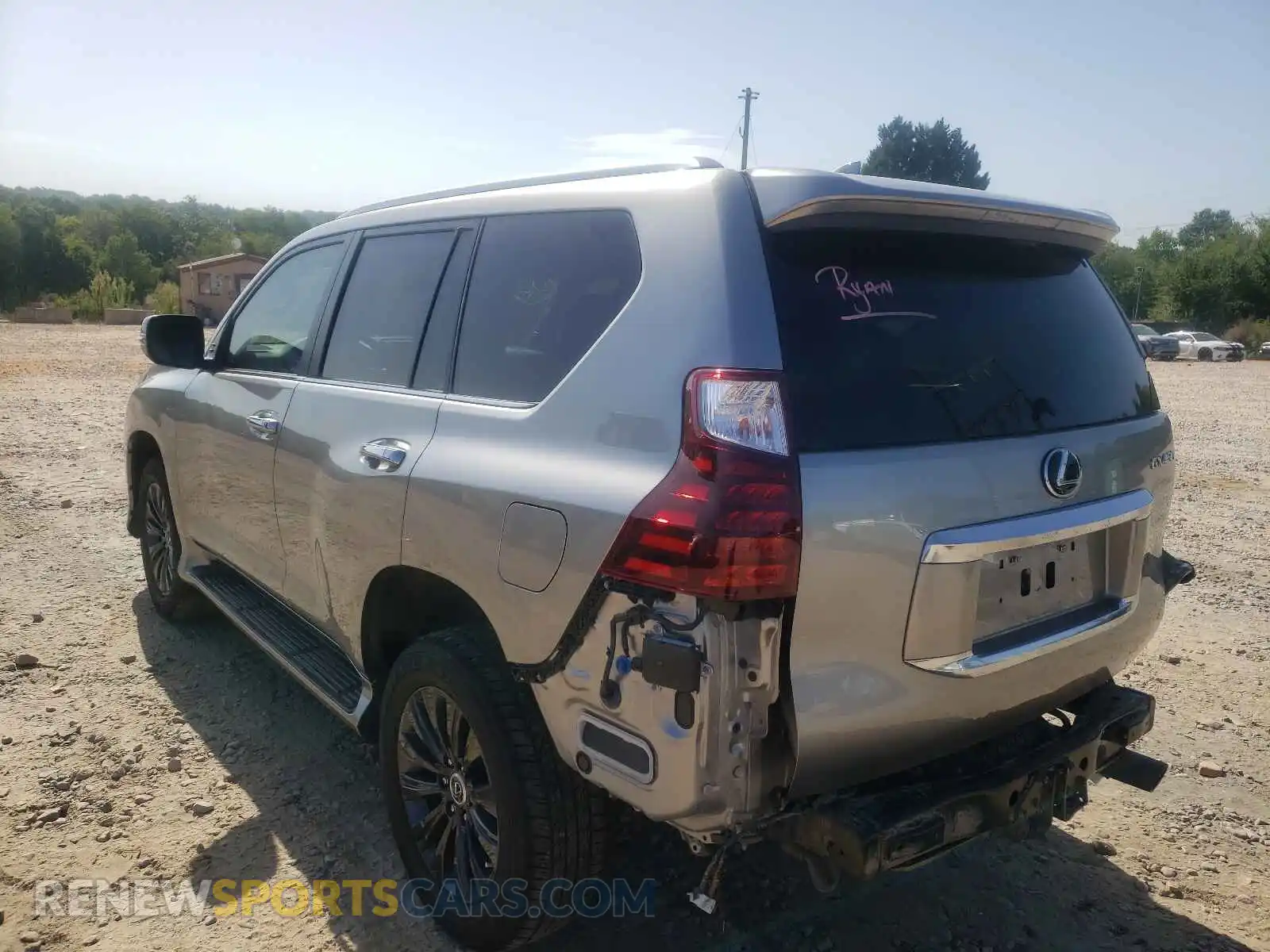 3 Photograph of a damaged car JTJAM7BX6L5262993 LEXUS GX 2020