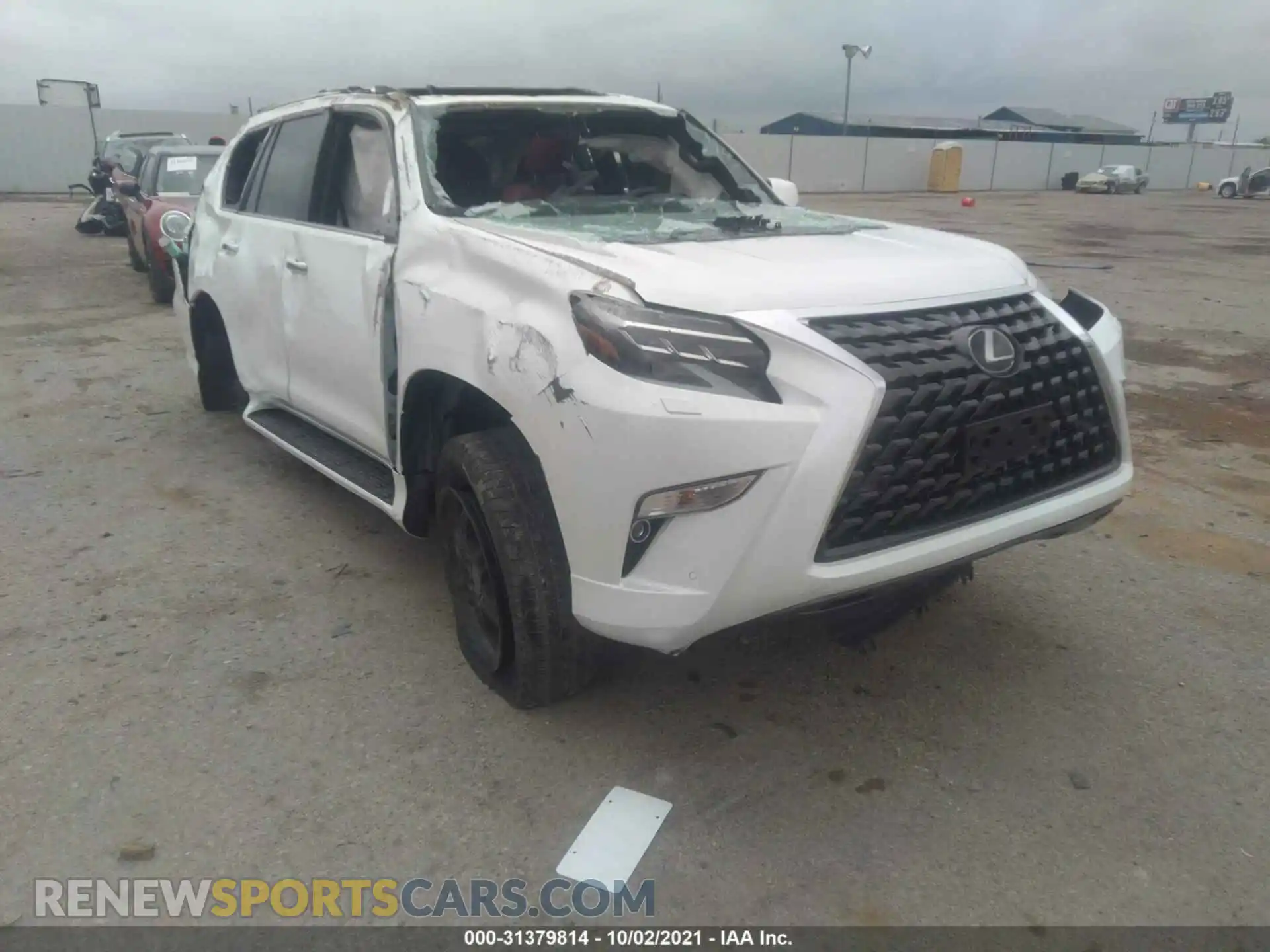 1 Photograph of a damaged car JTJAM7BX8L5265801 LEXUS GX 2020