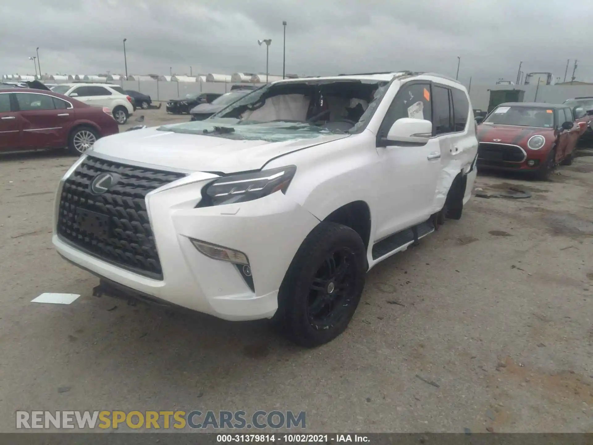 2 Photograph of a damaged car JTJAM7BX8L5265801 LEXUS GX 2020