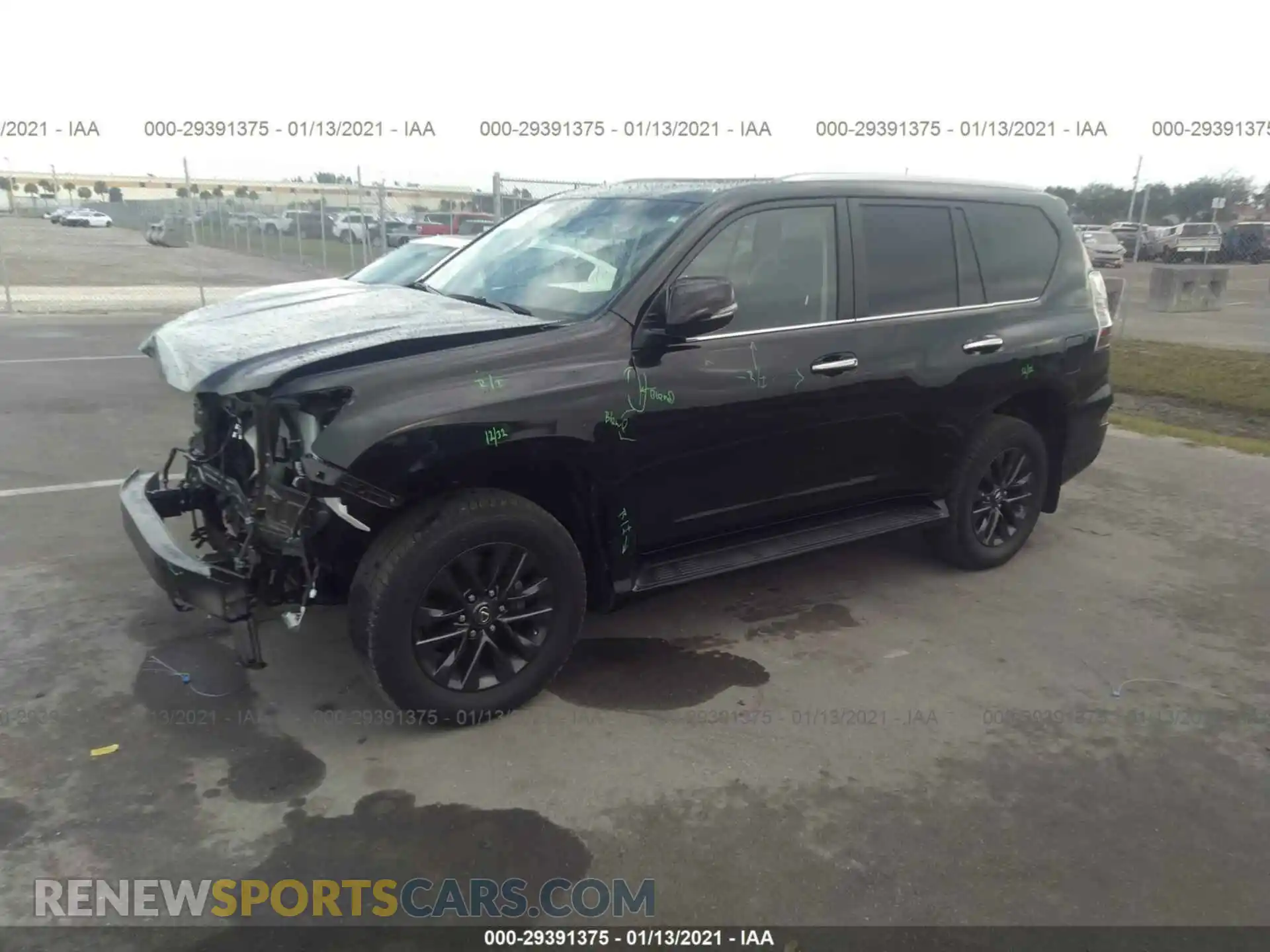 2 Photograph of a damaged car JTJAM7BX9L5242009 LEXUS GX 2020