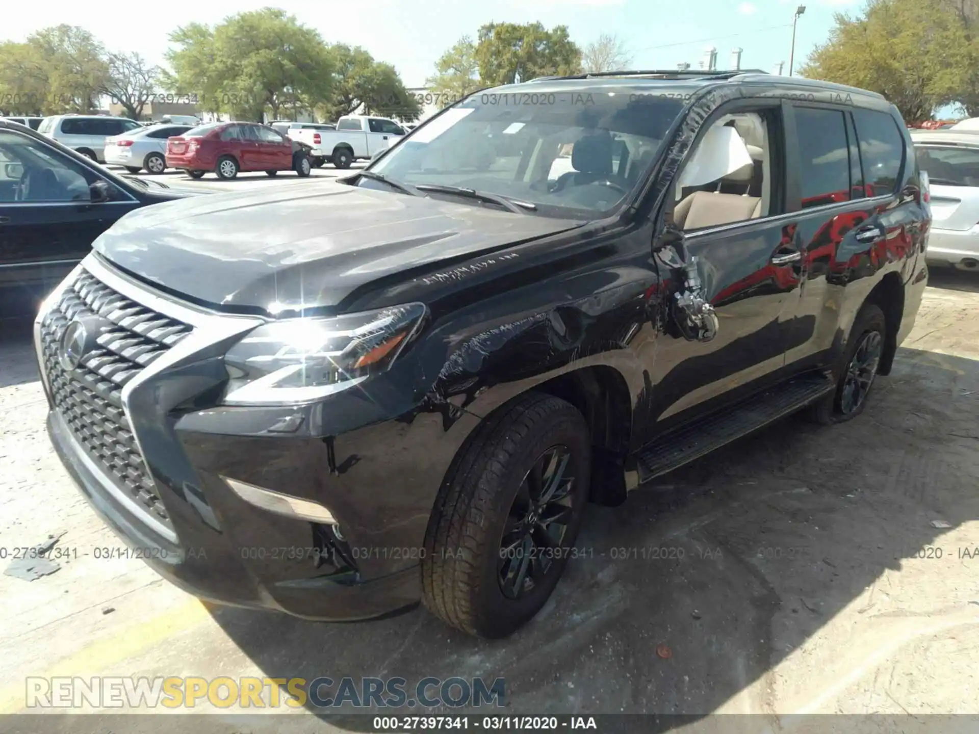 2 Photograph of a damaged car JTJAM7BX9L5248442 LEXUS GX 2020
