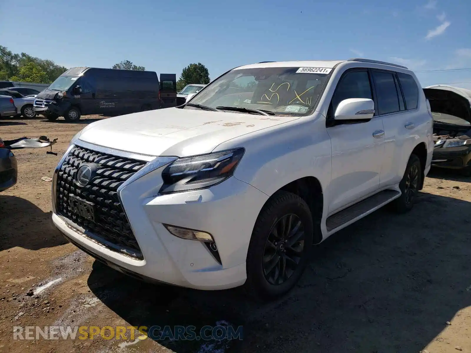 2 Photograph of a damaged car JTJAM7BX9L5258727 LEXUS GX 2020