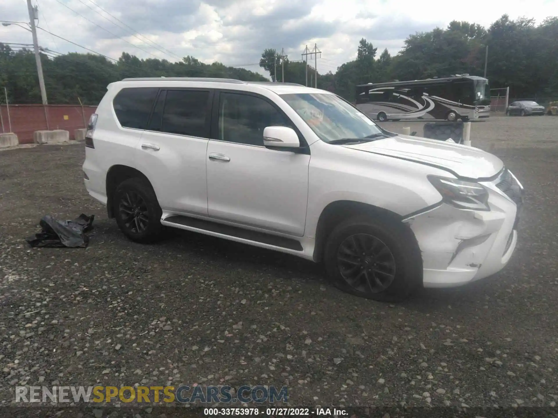 1 Photograph of a damaged car JTJAM7BX9L5264480 LEXUS GX 2020