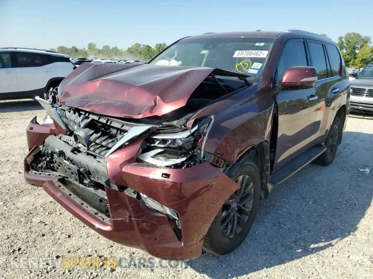 2 Photograph of a damaged car JTJAM7BXXL5261801 LEXUS GX 2020
