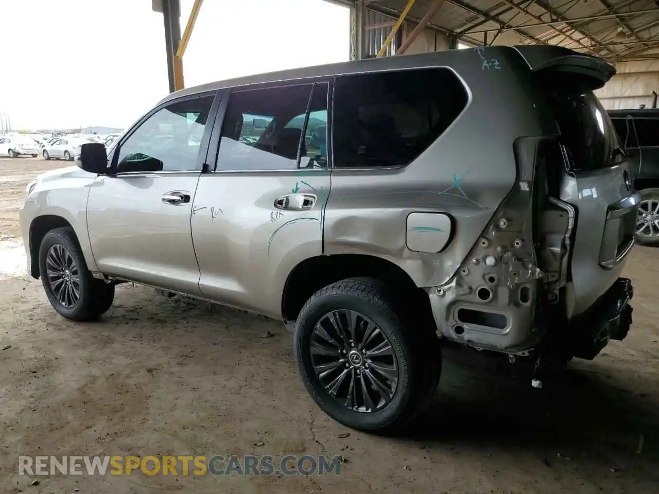 2 Photograph of a damaged car JTJAM7BXXL5265850 LEXUS GX 2020