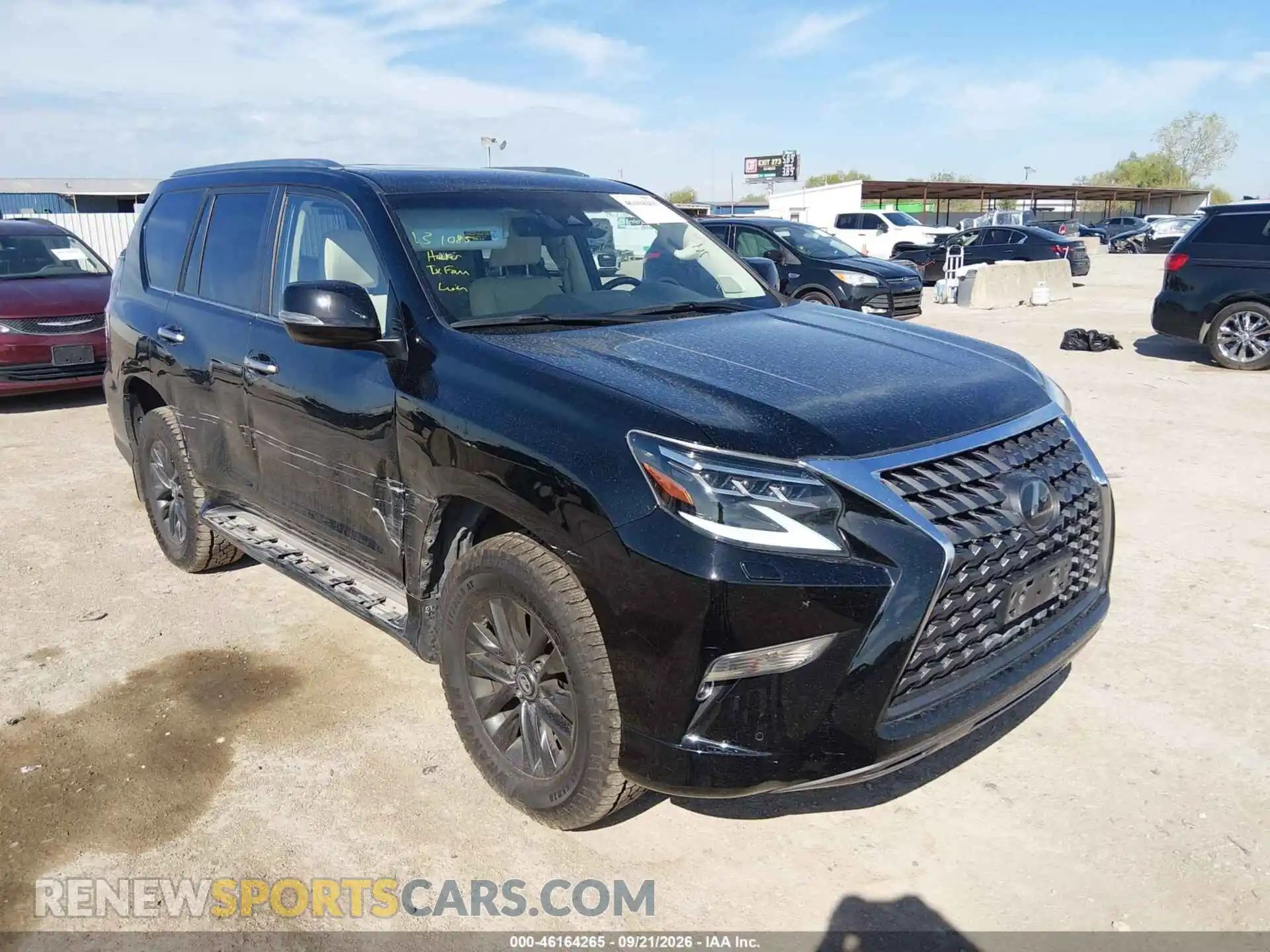 1 Photograph of a damaged car JTJAM7BX0M5276650 LEXUS GX 2021