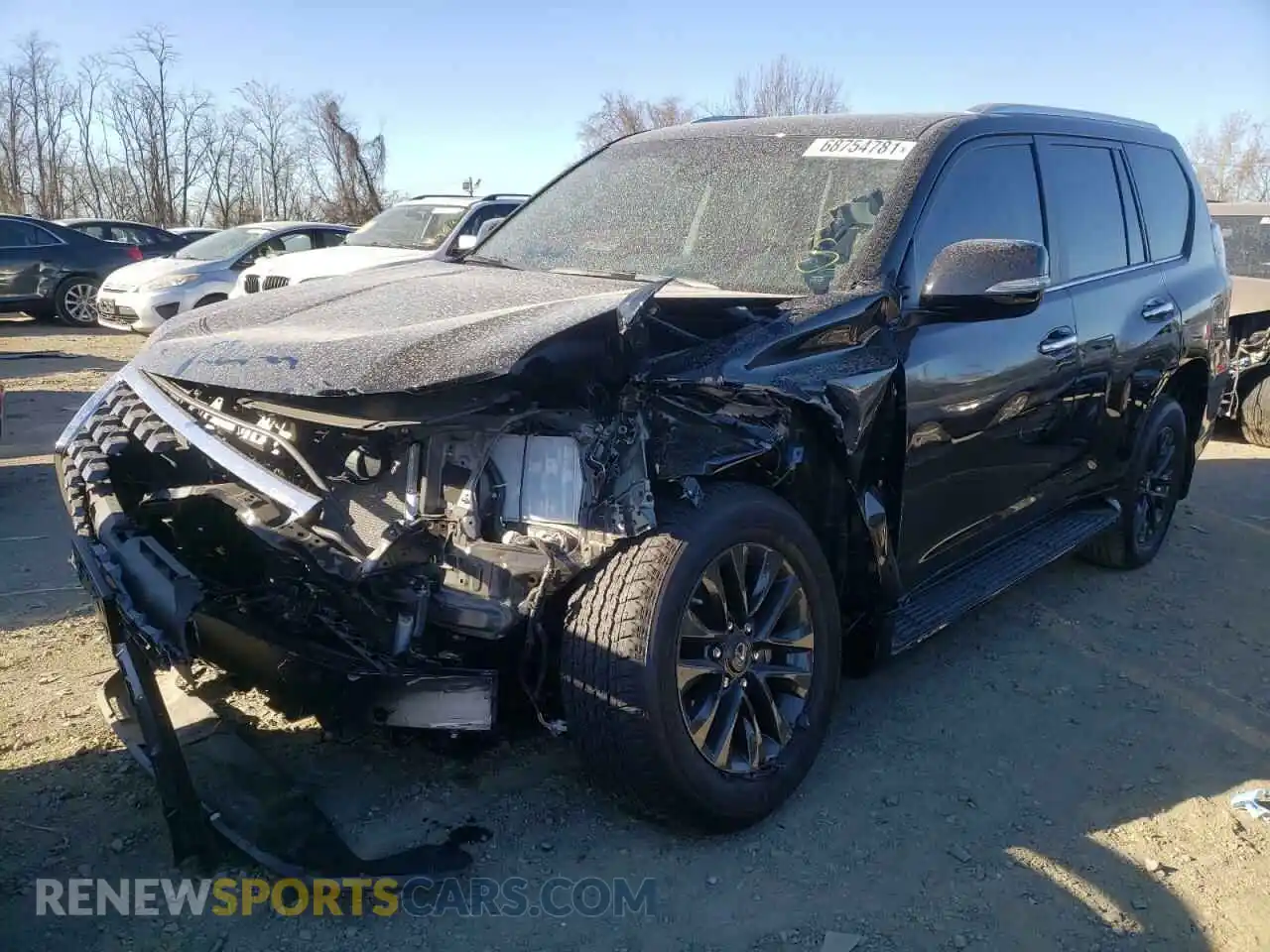 2 fotografías del automóvil dañado JTJAM7BX0M5290614 LEXUS GX 2021