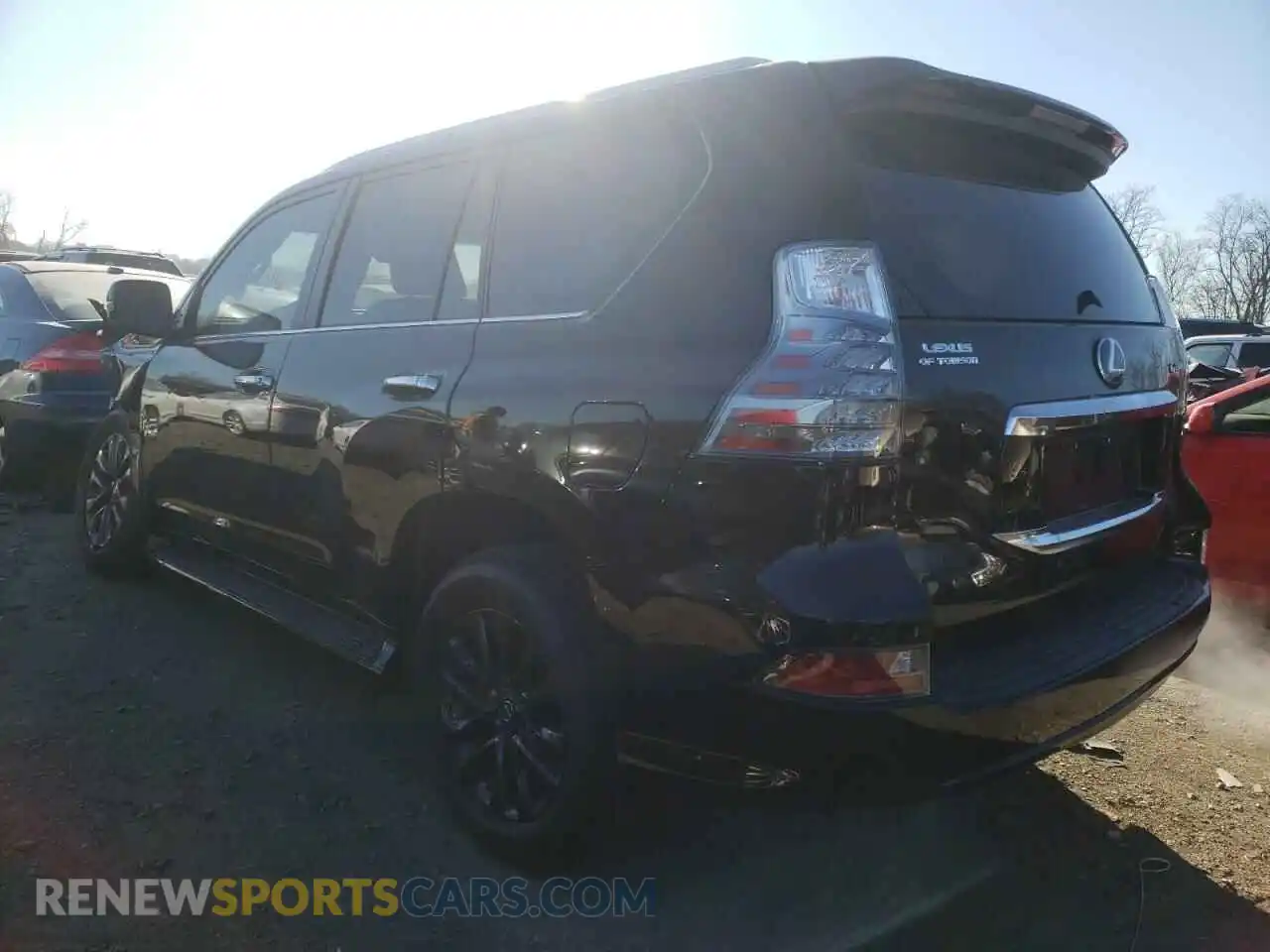 3 fotografías del automóvil dañado JTJAM7BX0M5290614 LEXUS GX 2021