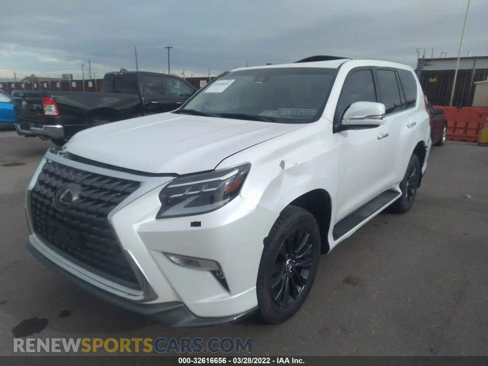 2 fotografías del automóvil dañado JTJAM7BX0M5292041 LEXUS GX 2021