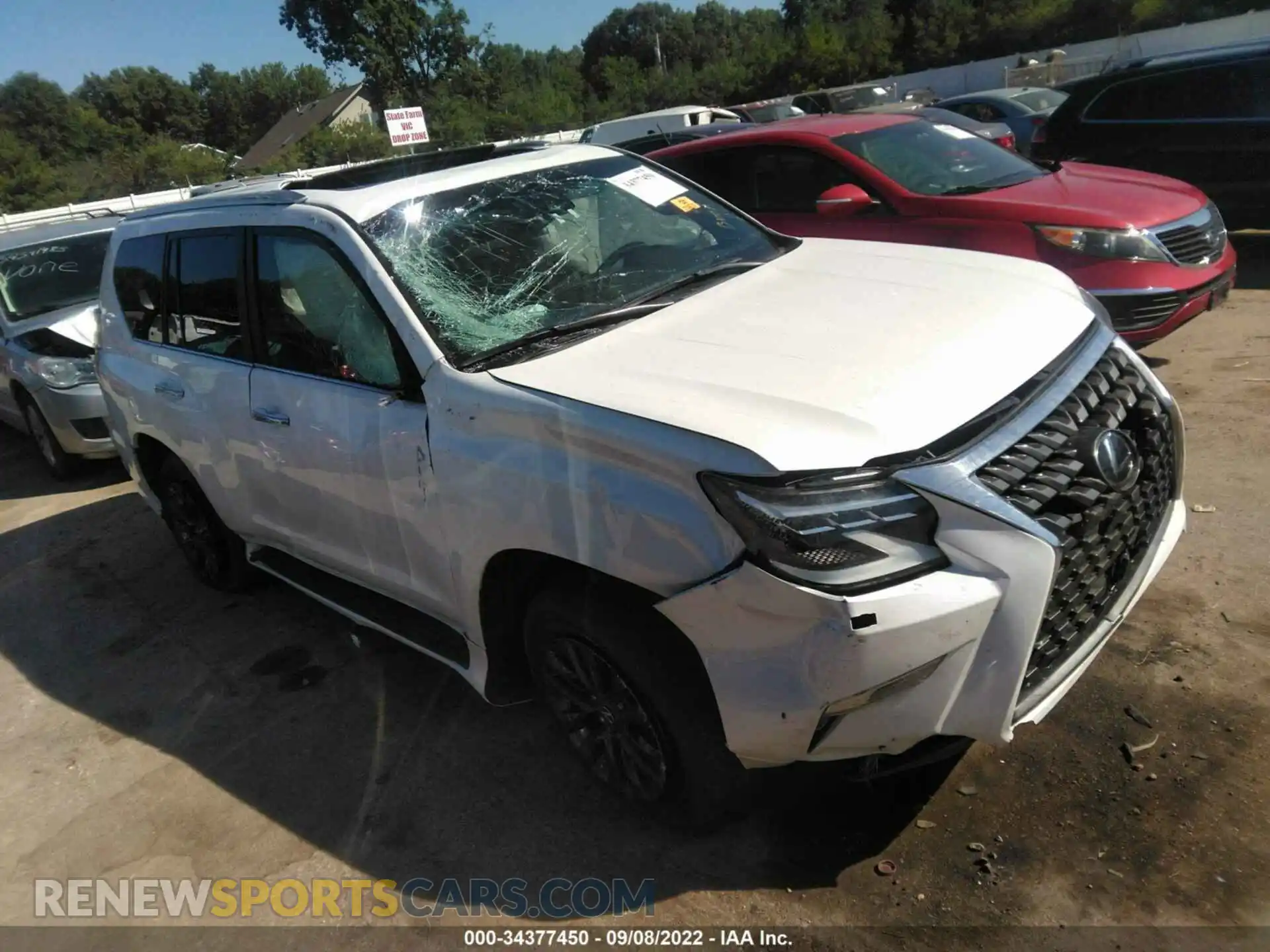 1 fotografías del automóvil dañado JTJAM7BX0M5297515 LEXUS GX 2021