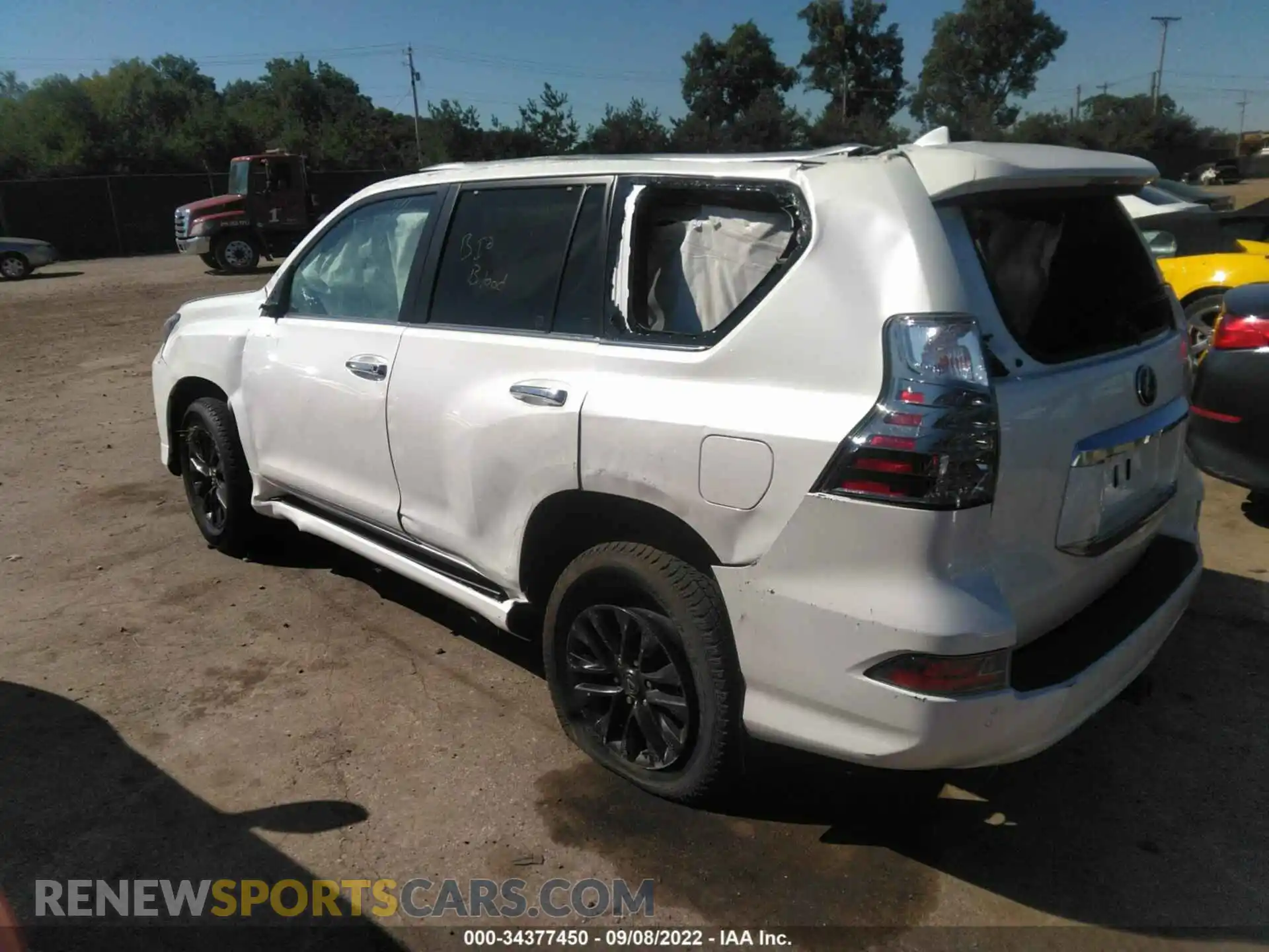 3 fotografías del automóvil dañado JTJAM7BX0M5297515 LEXUS GX 2021