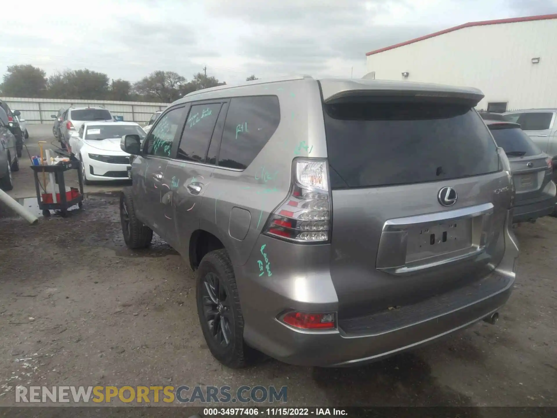 3 fotografías del automóvil dañado JTJAM7BX0M5303815 LEXUS GX 2021