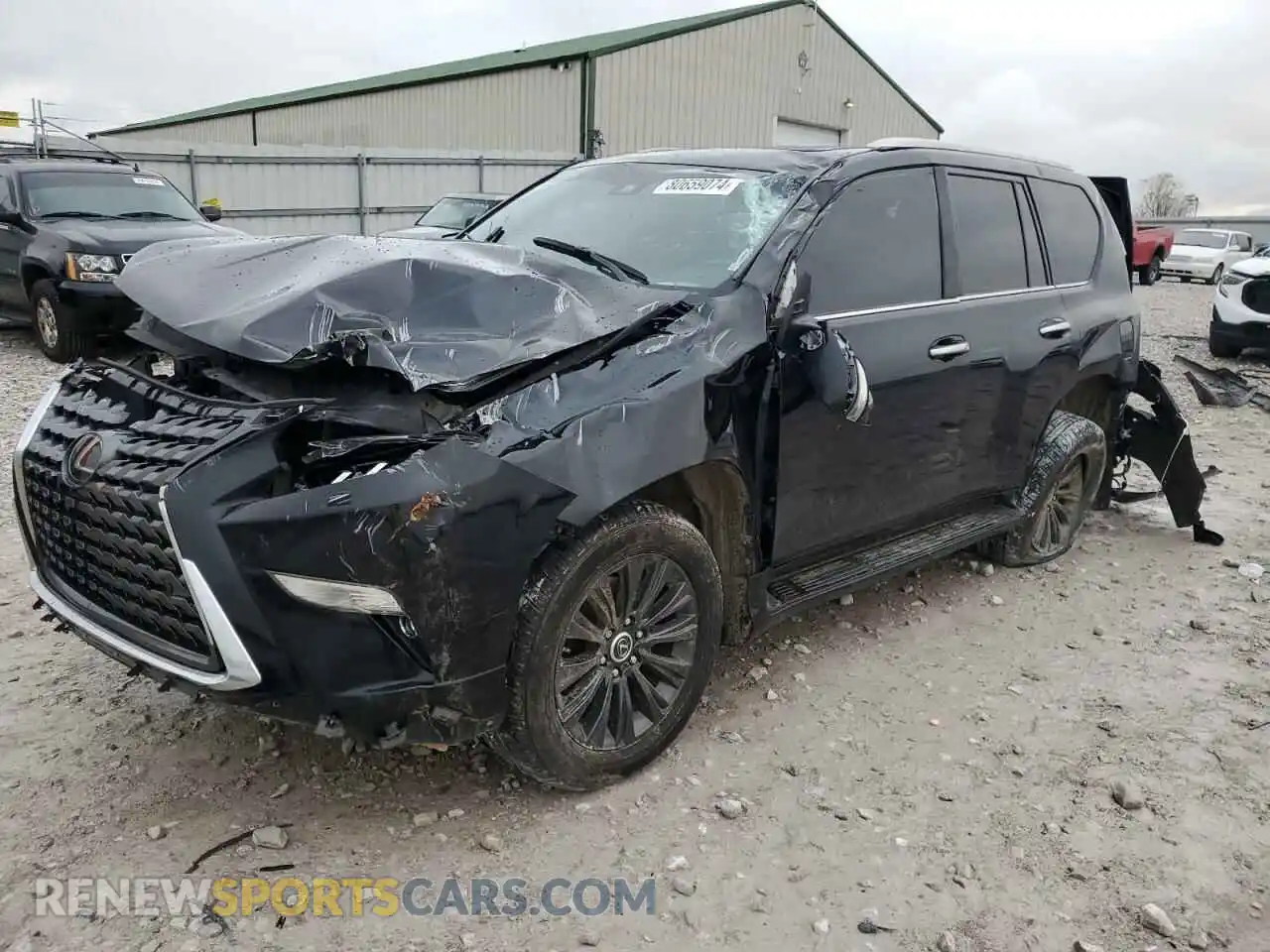 1 Photograph of a damaged car JTJAM7BX1M5274843 LEXUS GX 2021