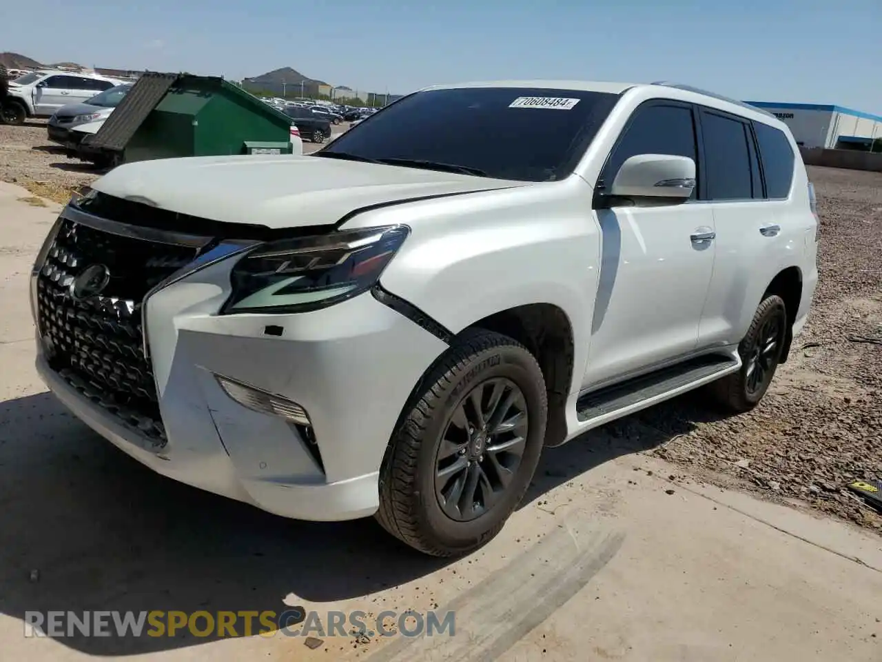 1 Photograph of a damaged car JTJAM7BX2M5272650 LEXUS GX 2021
