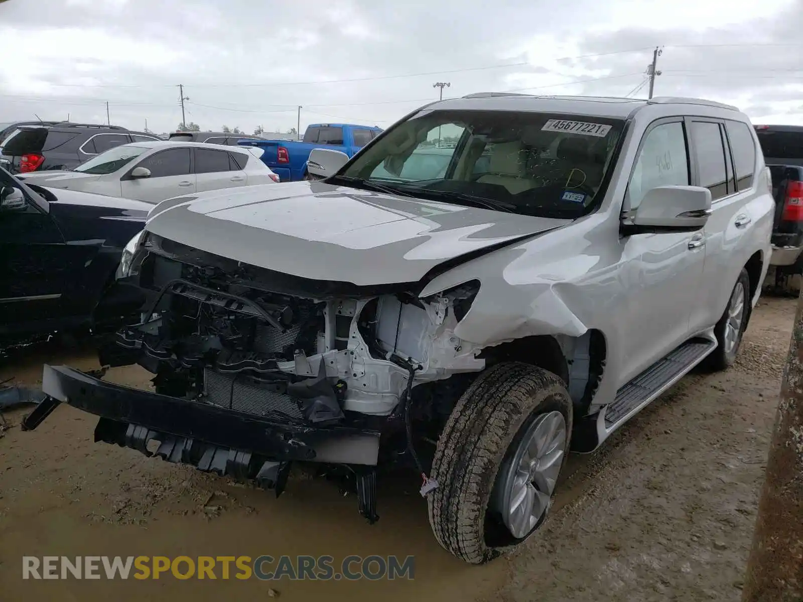 2 Photograph of a damaged car JTJAM7BX4M5269748 LEXUS GX 2021
