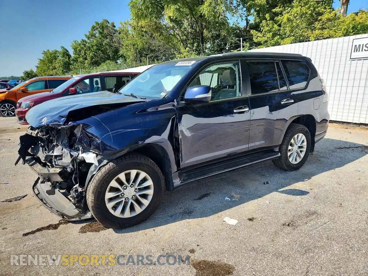1 Фотография поврежденного автомобиля JTJAM7BX4M5270835 LEXUS GX 2021