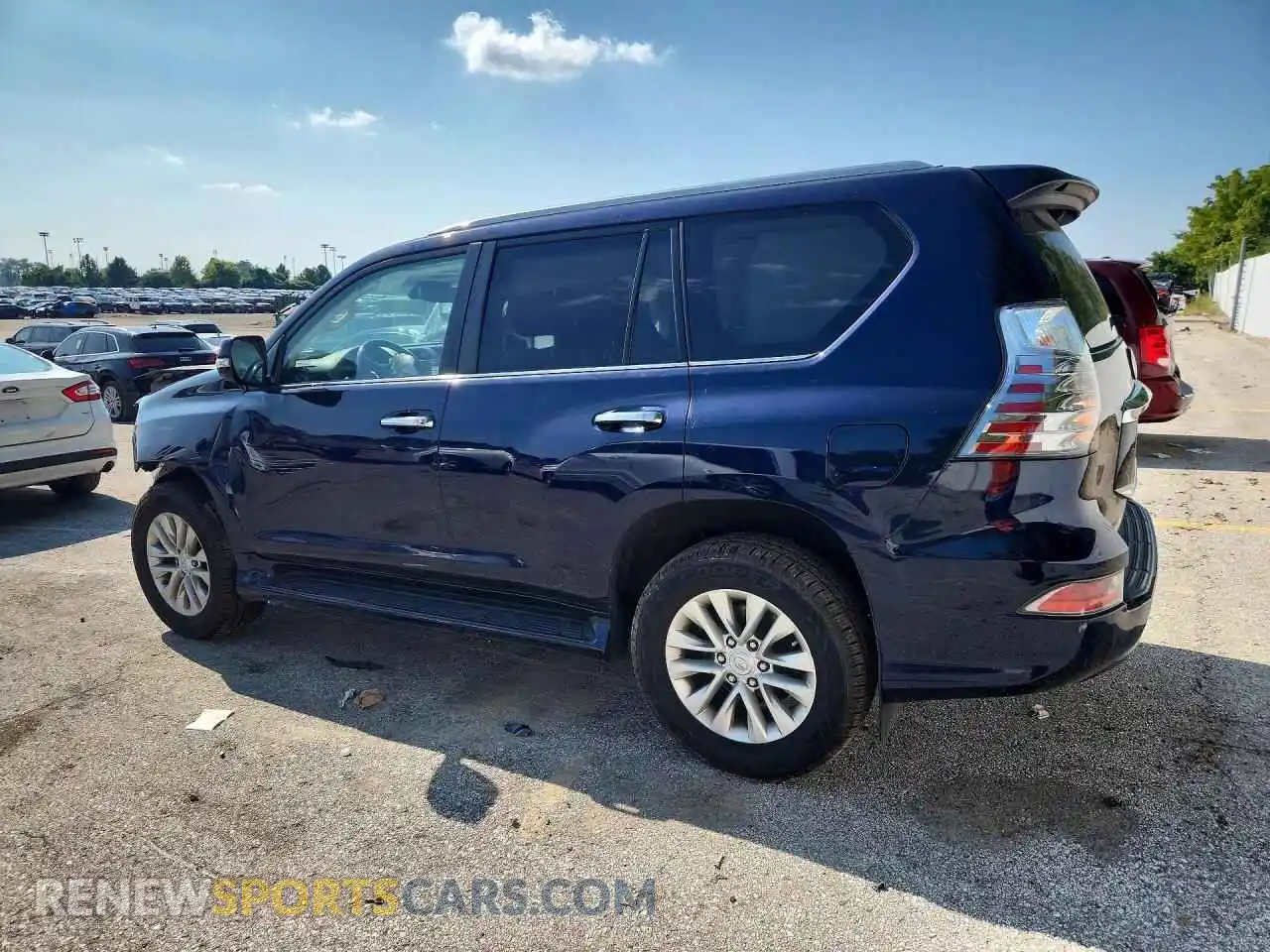 2 Фотография поврежденного автомобиля JTJAM7BX4M5270835 LEXUS GX 2021