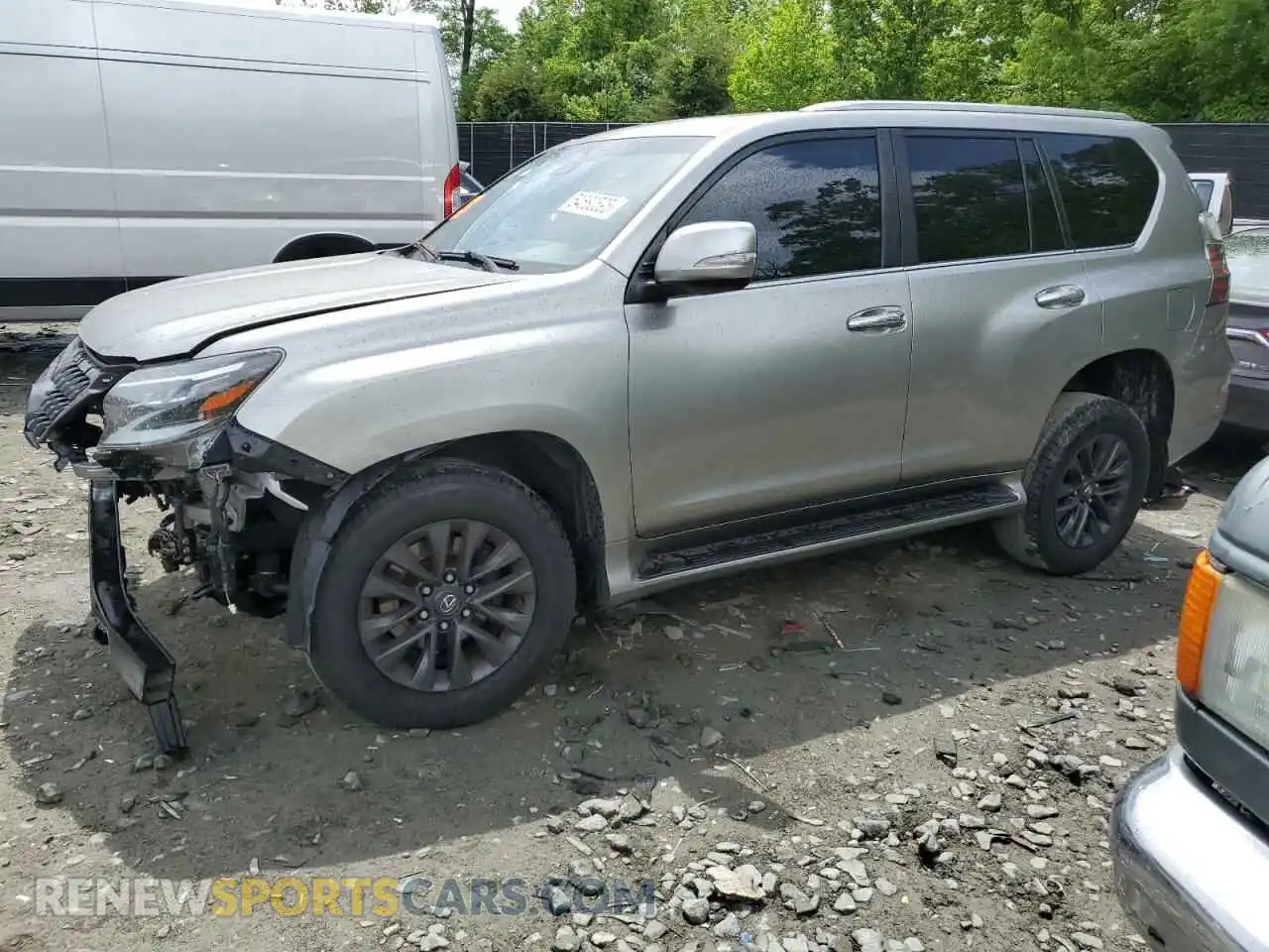 1 Photograph of a damaged car JTJAM7BX4M5276425 LEXUS GX 2021