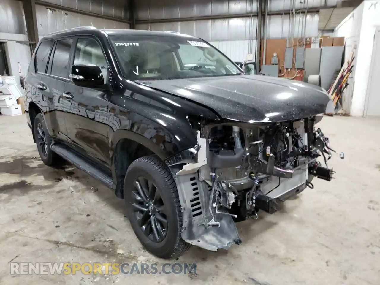 1 Photograph of a damaged car JTJAM7BX4M5295833 LEXUS GX 2021