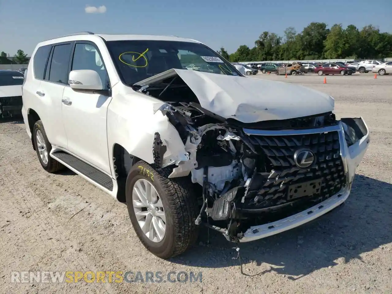 1 Photograph of a damaged car JTJAM7BX5M5293282 LEXUS GX 2021