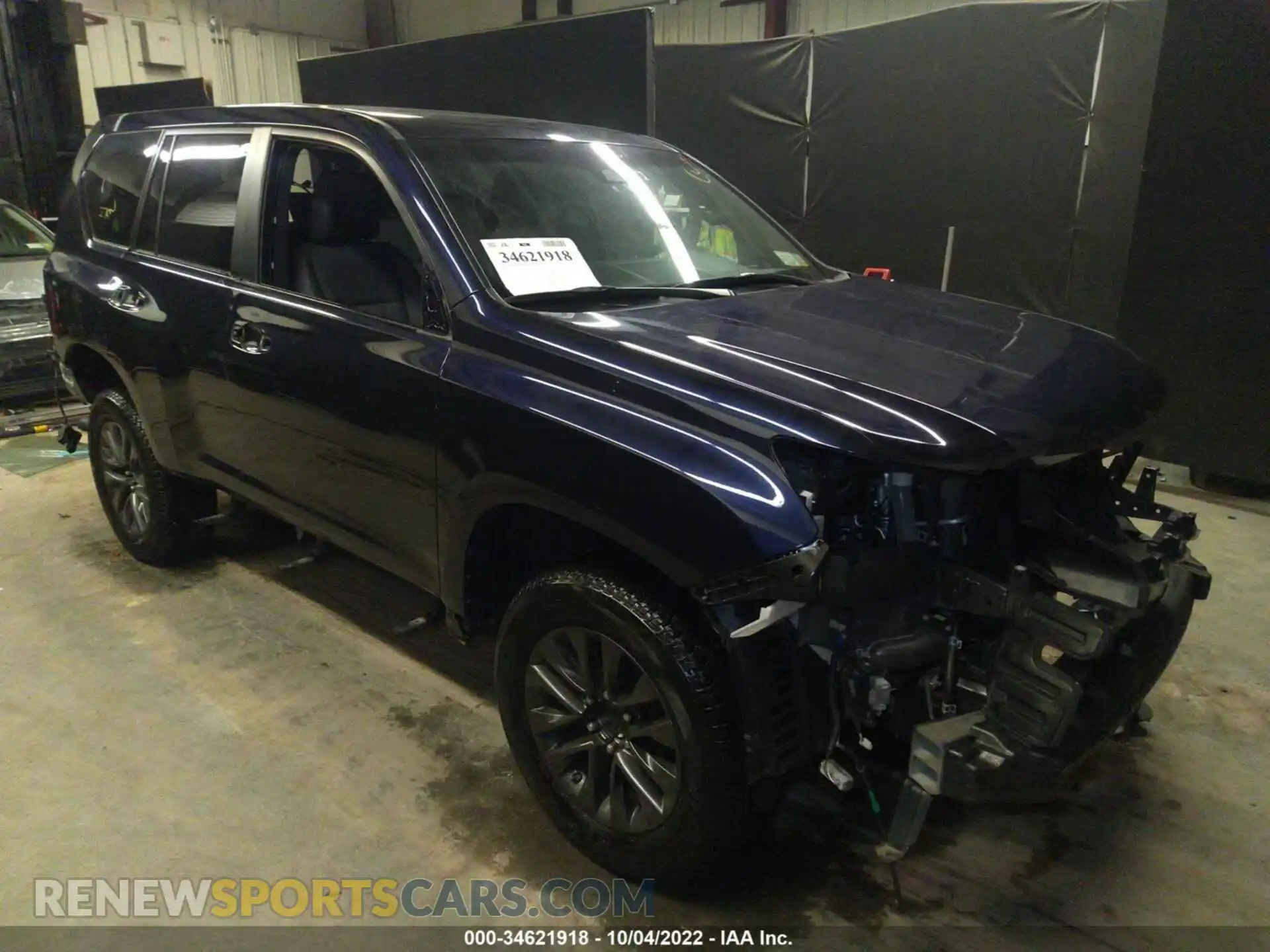 1 fotografías del automóvil dañado JTJAM7BX7M5271638 LEXUS GX 2021