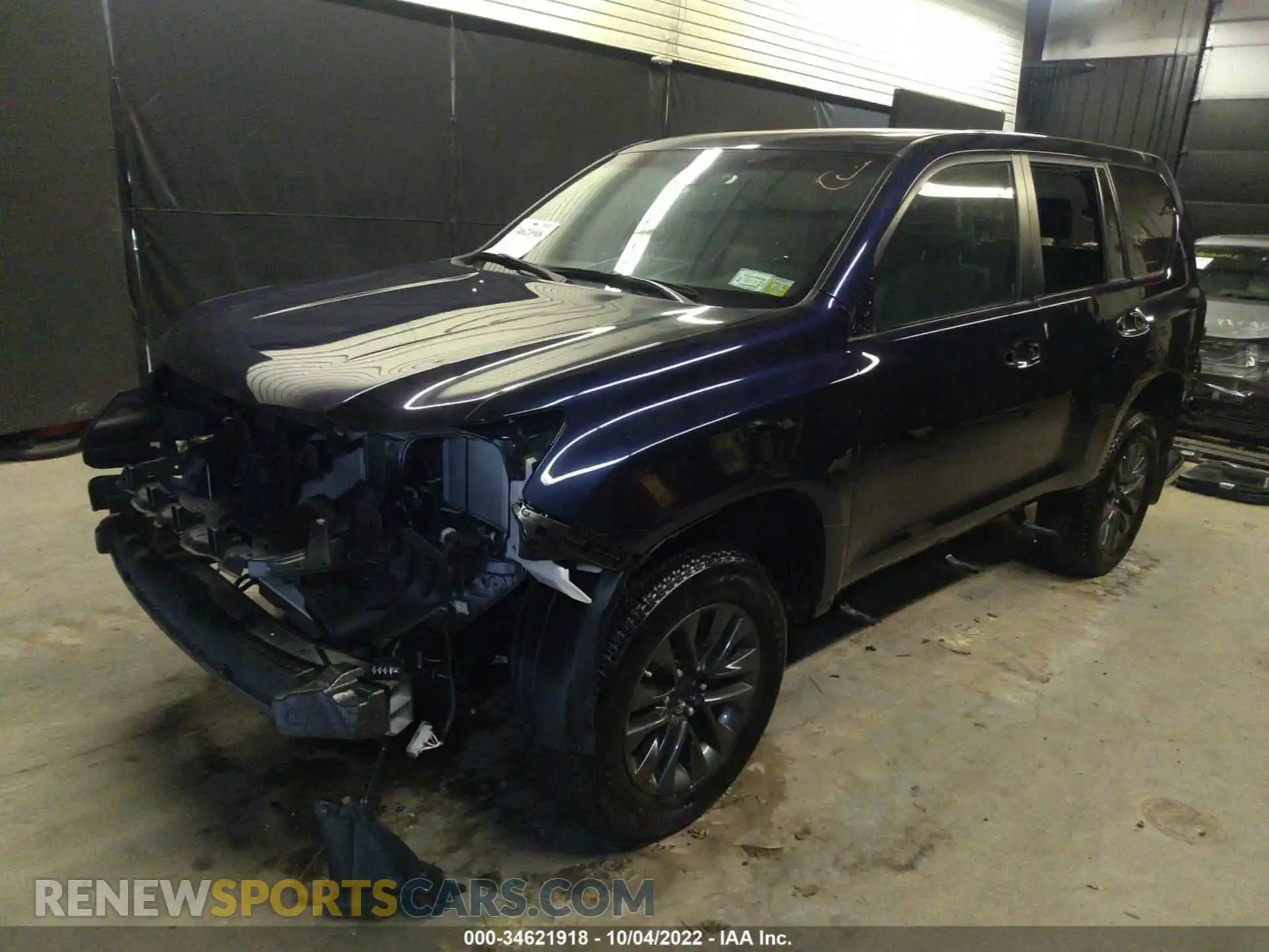 2 fotografías del automóvil dañado JTJAM7BX7M5271638 LEXUS GX 2021
