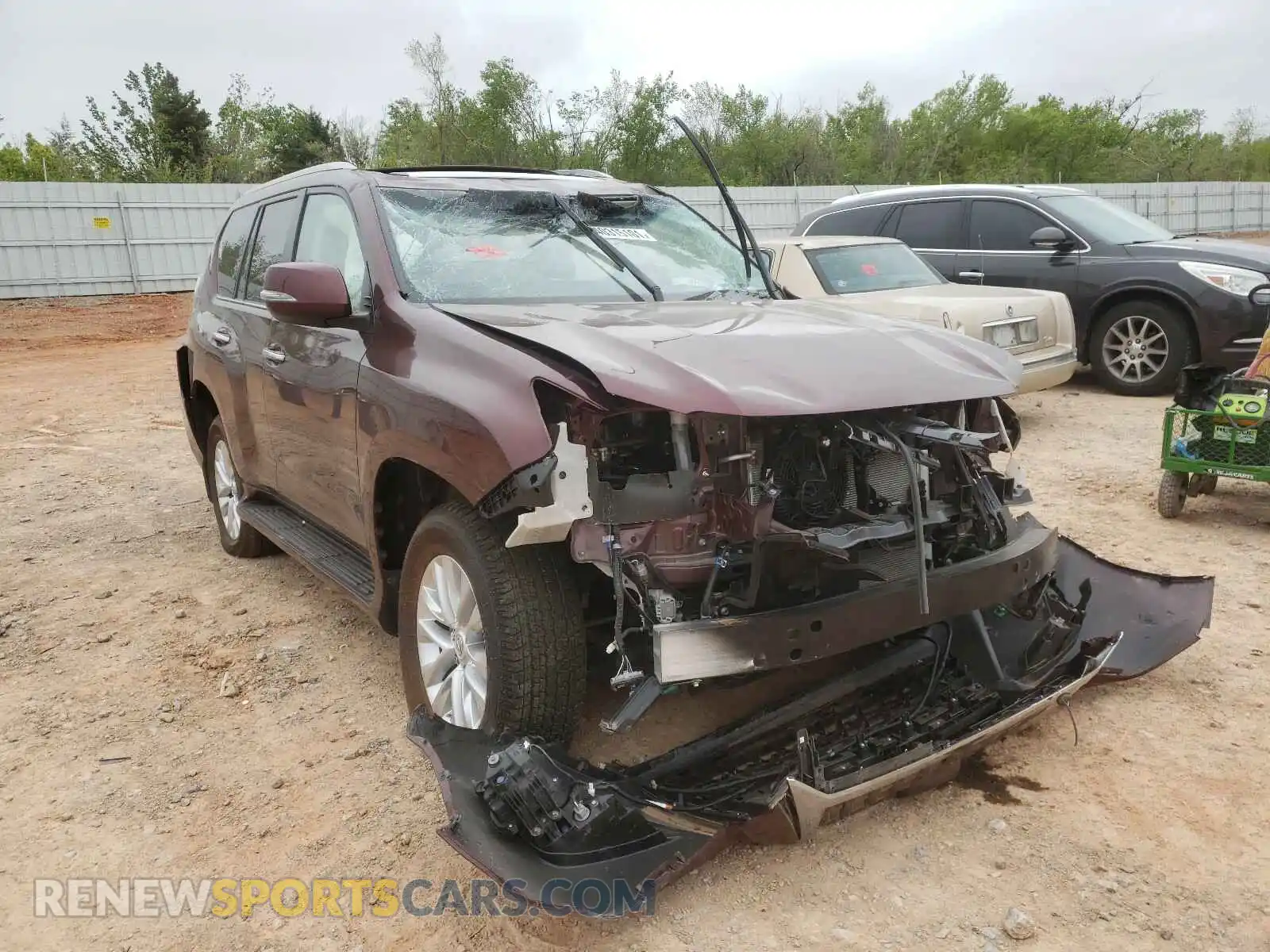 1 Photograph of a damaged car JTJAM7BX7M5275608 LEXUS GX 2021