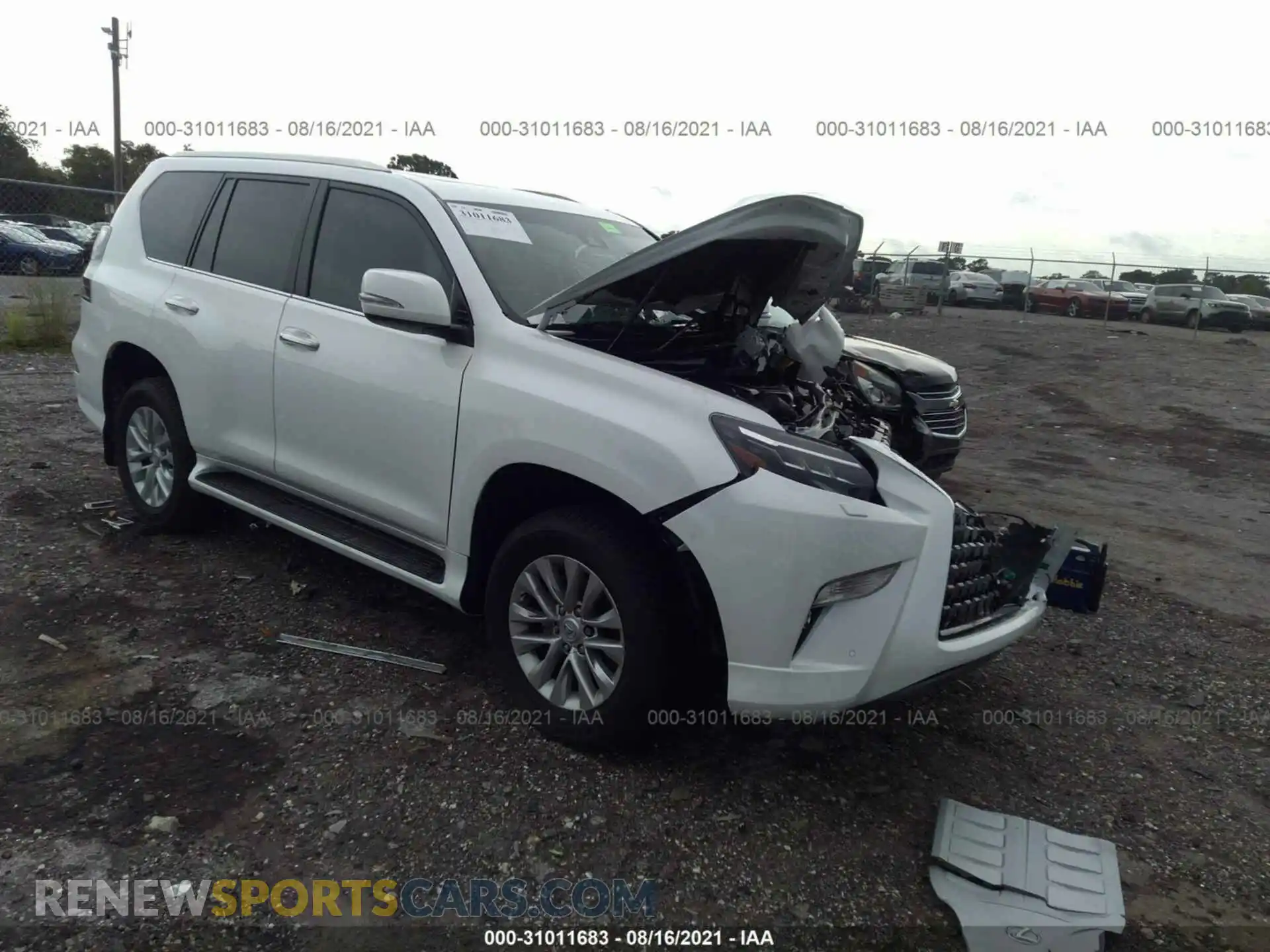 1 Фотография поврежденного автомобиля JTJAM7BX7M5289993 LEXUS GX 2021