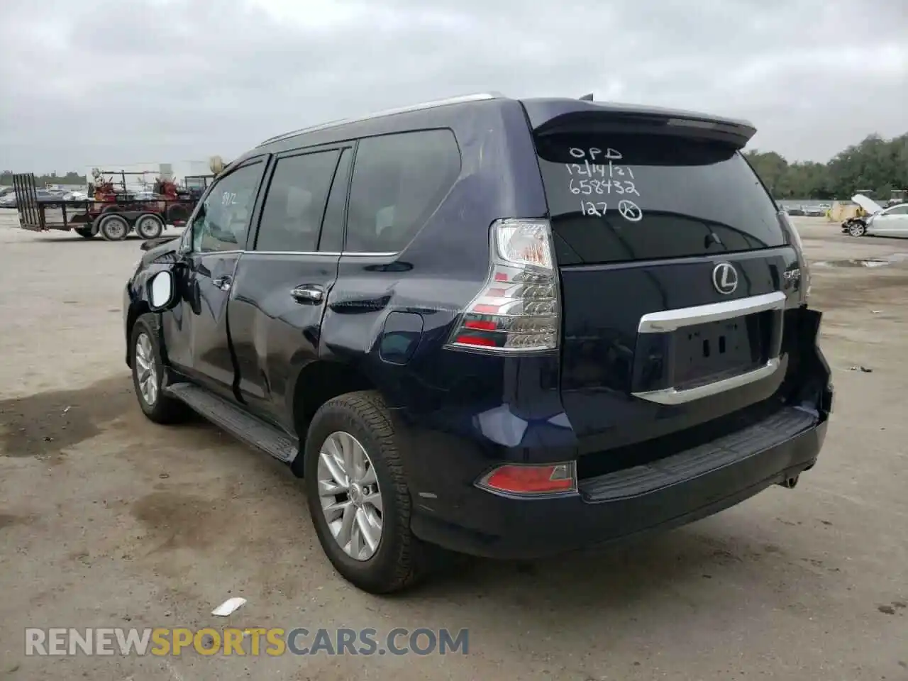 3 Photograph of a damaged car JTJAM7BX7M5295826 LEXUS GX 2021