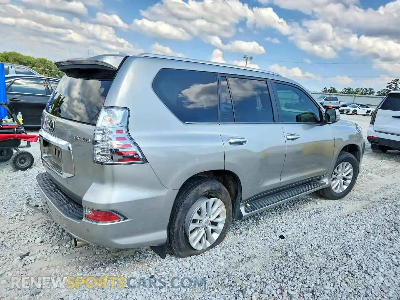 3 Фотография поврежденного автомобиля JTJAM7BX7M5297950 LEXUS GX 2021