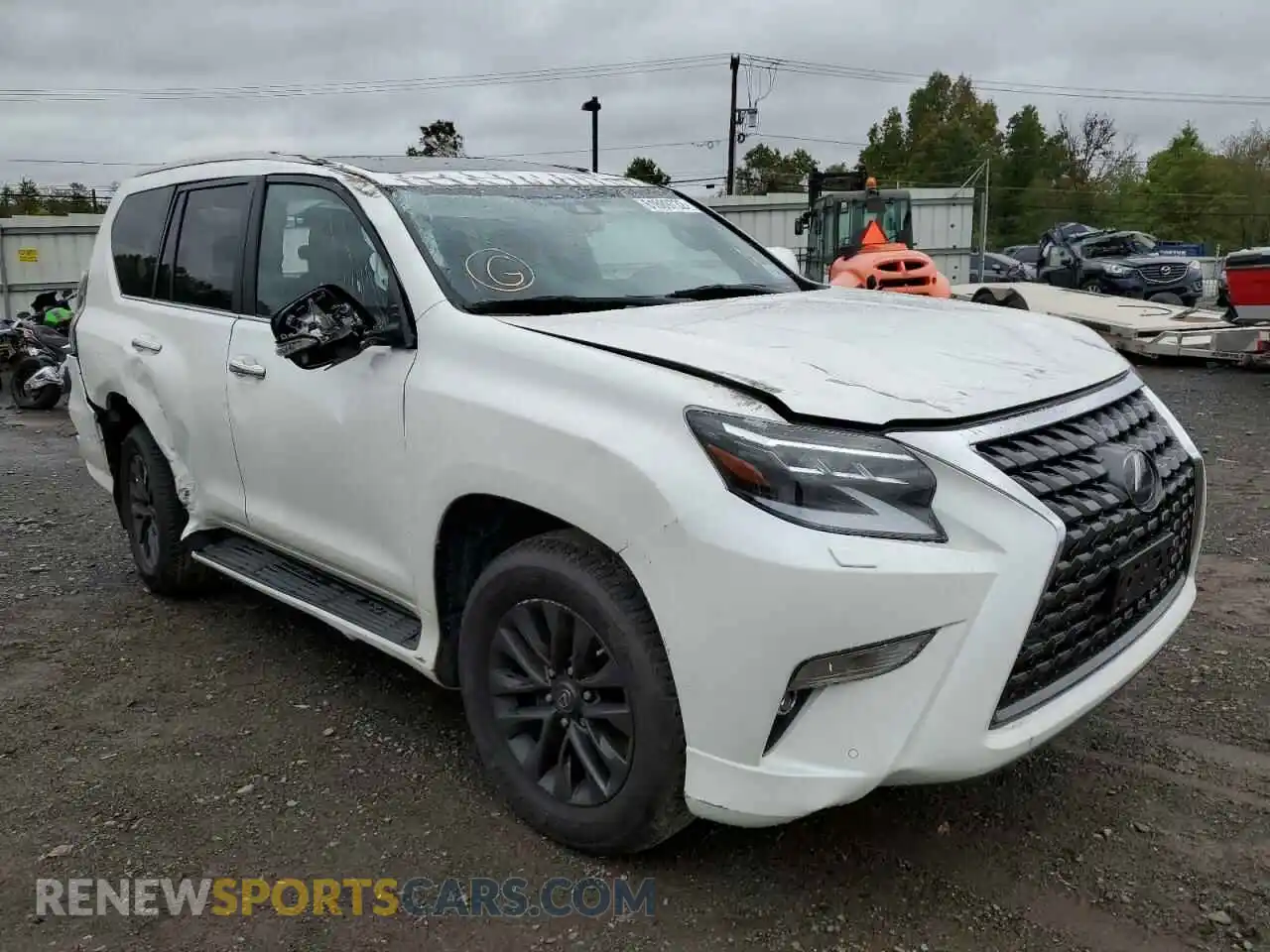 1 Photograph of a damaged car JTJAM7BX8M5283118 LEXUS GX 2021