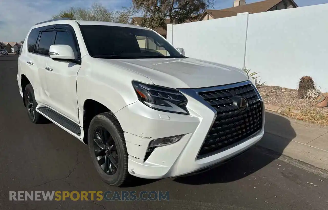1 Photograph of a damaged car JTJAM7BX8M5284463 LEXUS GX 2021