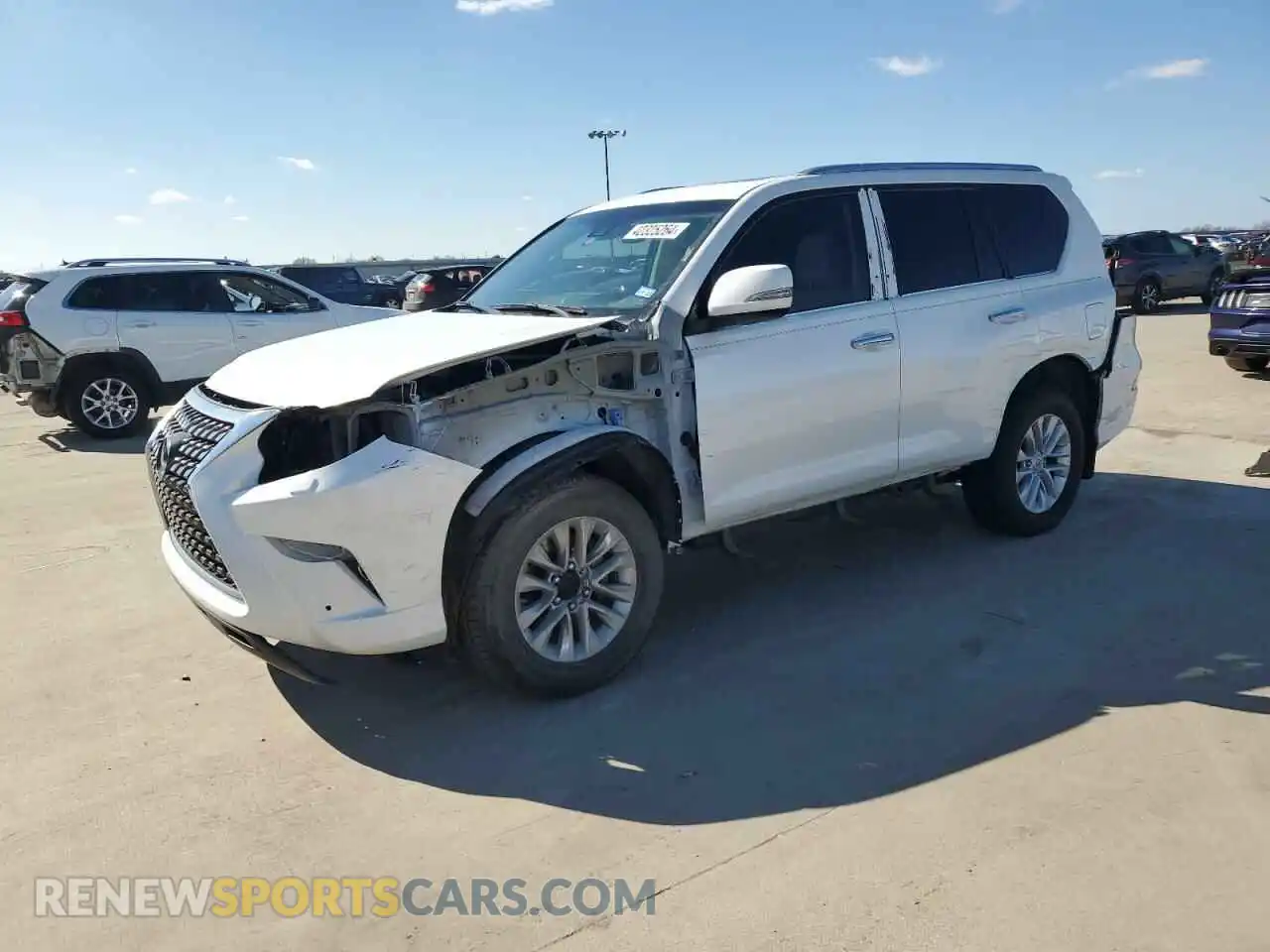 1 Photograph of a damaged car JTJAM7BXXM5274579 LEXUS GX 2021