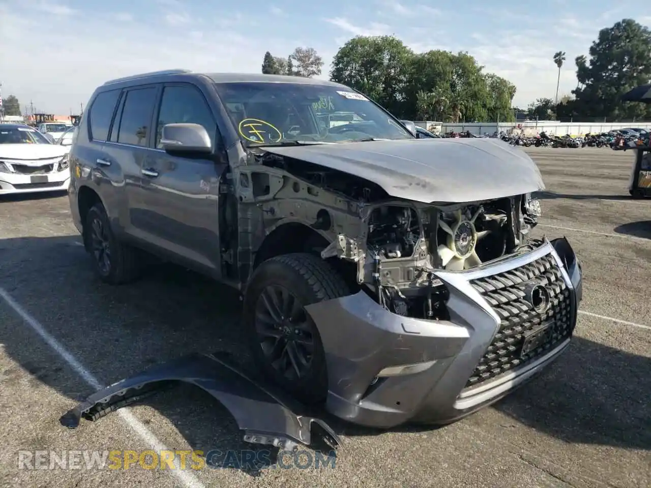 1 Photograph of a damaged car JTJAM7BXXM5277546 LEXUS GX 2021