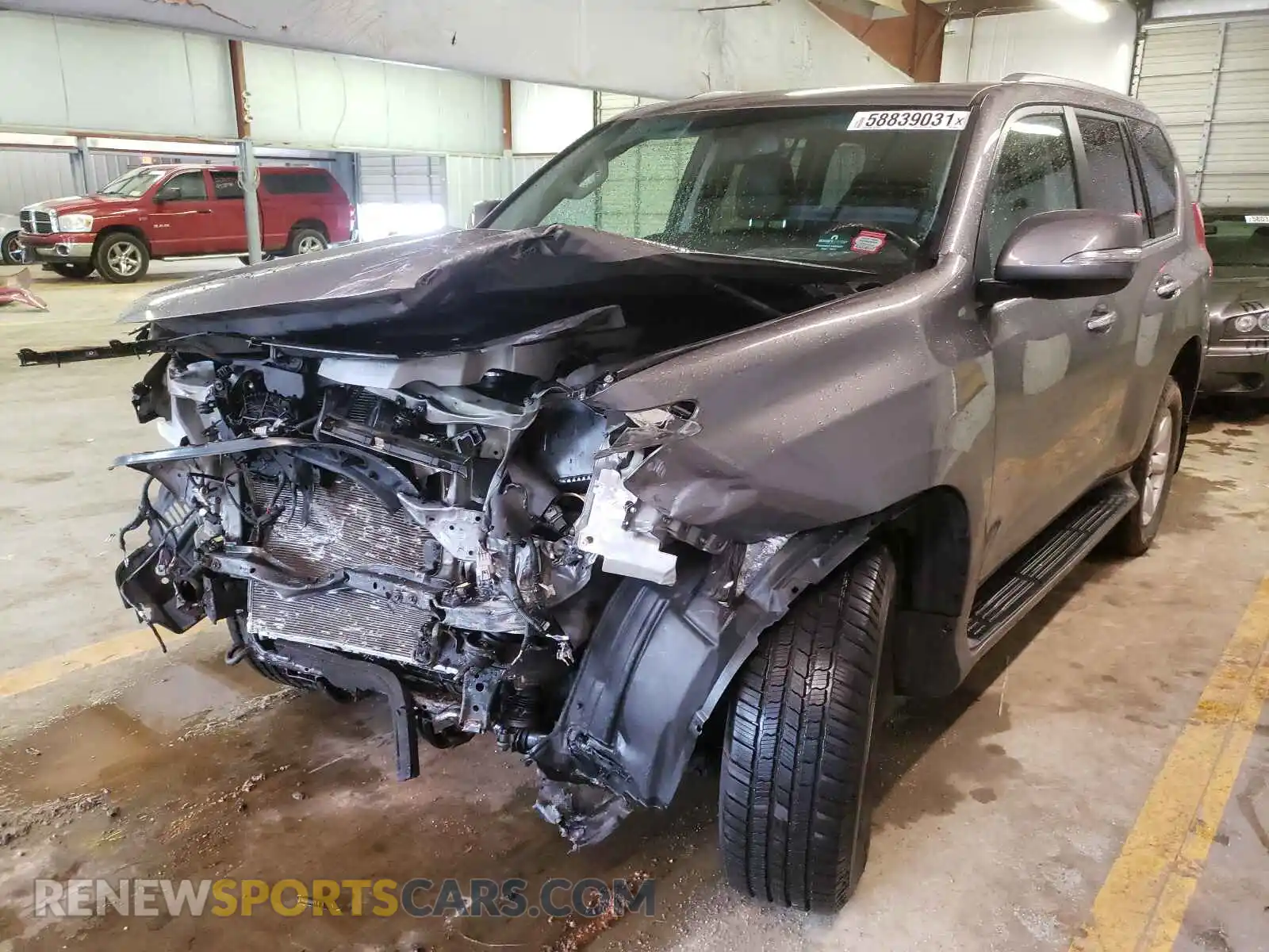 2 Photograph of a damaged car JTJBM7FX5A5007151 LEXUS GX 2021