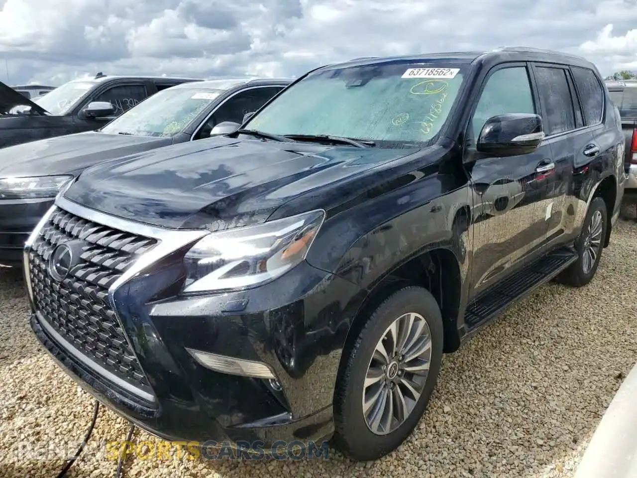 2 Фотография поврежденного автомобиля JTJGM7BX9M5283848 LEXUS GX 2021