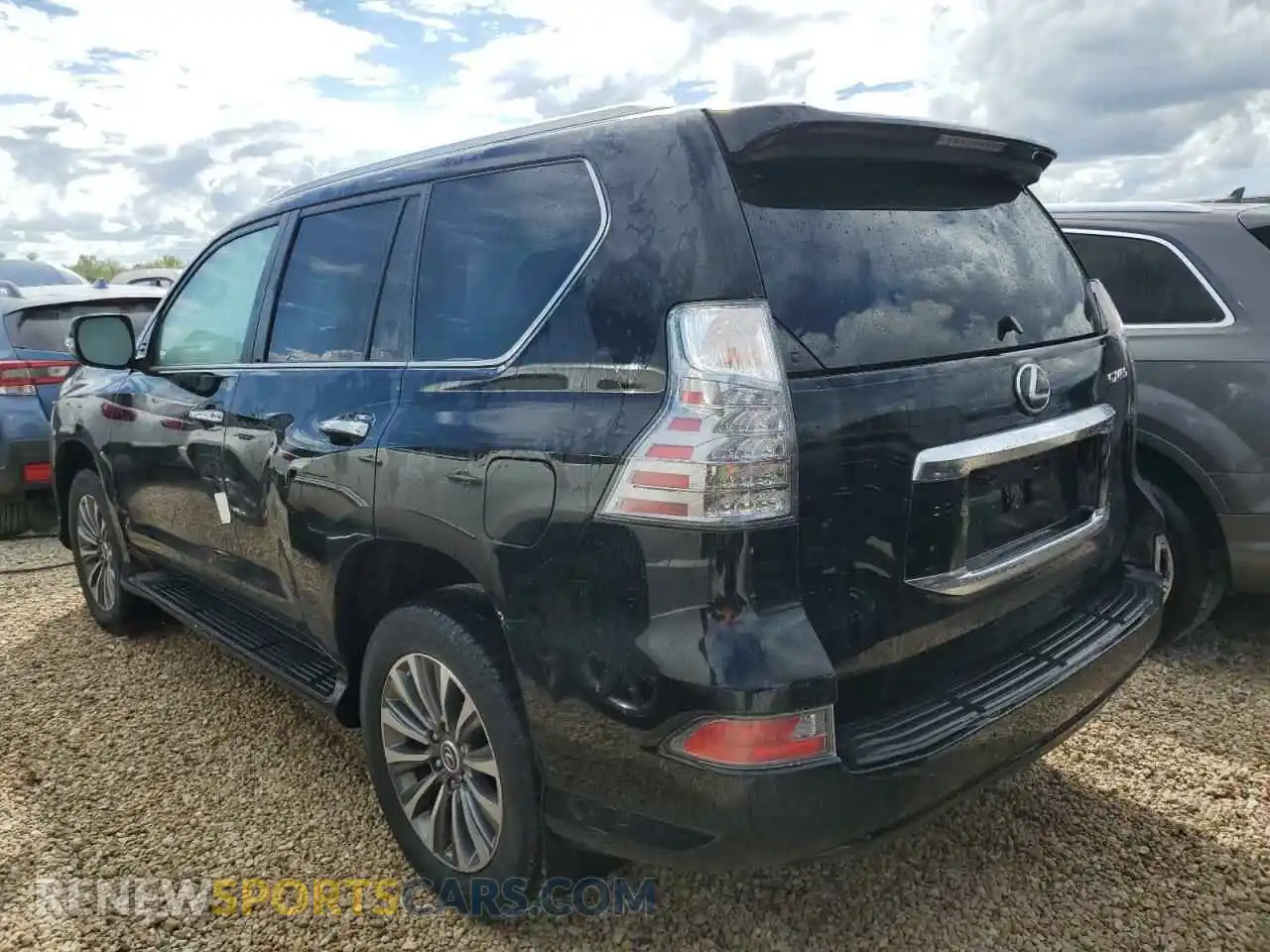 3 Фотография поврежденного автомобиля JTJGM7BX9M5283848 LEXUS GX 2021