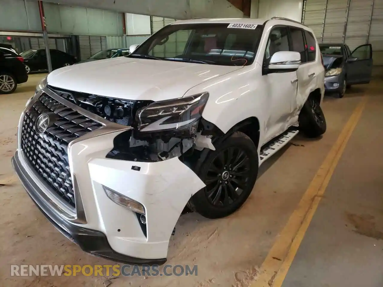 2 fotografías del automóvil dañado JTJAM7BX3N5318665 LEXUS GX 2022